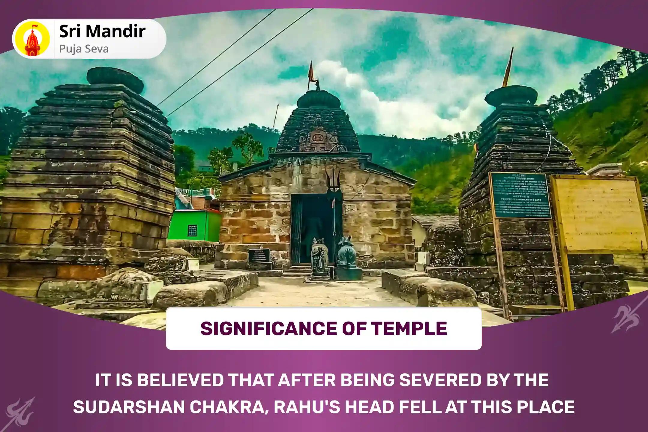 Rahu-Ketu Shanti Nakshatra Special Rahu-Ketu Peeda Shanti Puja and Shiv Rudrabishek to get Blessing for Mental clarity and Improved Decision-Making