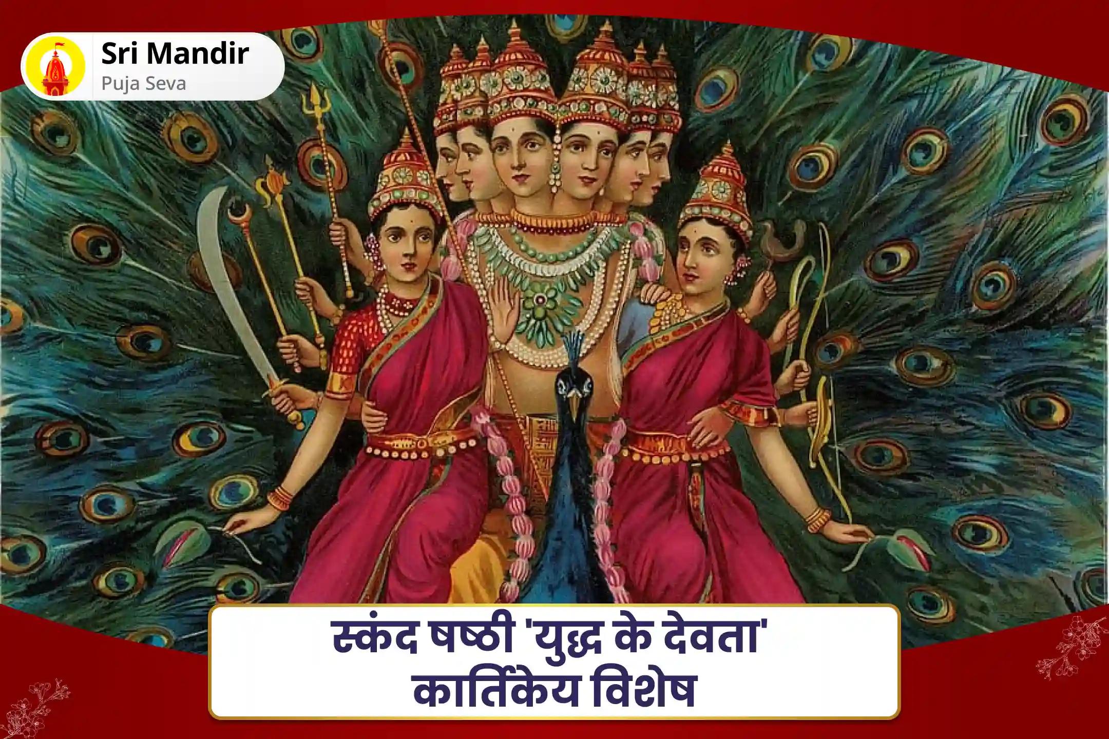 जीवन में शत्रुओं एवं बाधाओं पर विजय प्राप्ति के आशीर्वाद के लिए स्कंद षष्ठी 'युद्ध के देवता' कार्तिकेय विशेष सूरसम्हारम शत्रु संहार मुरुगन त्रिशति हवन