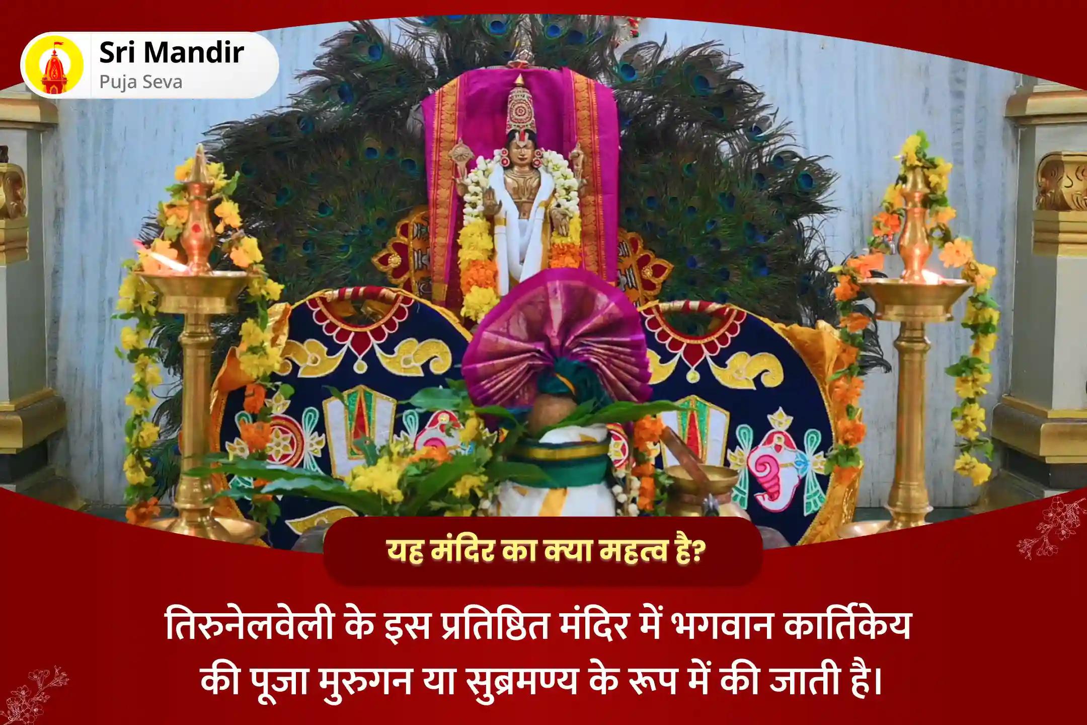 जीवन में शत्रुओं एवं बाधाओं पर विजय प्राप्ति के आशीर्वाद के लिए स्कंद षष्ठी 'युद्ध के देवता' कार्तिकेय विशेष सूरसम्हारम शत्रु संहार मुरुगन त्रिशति हवन