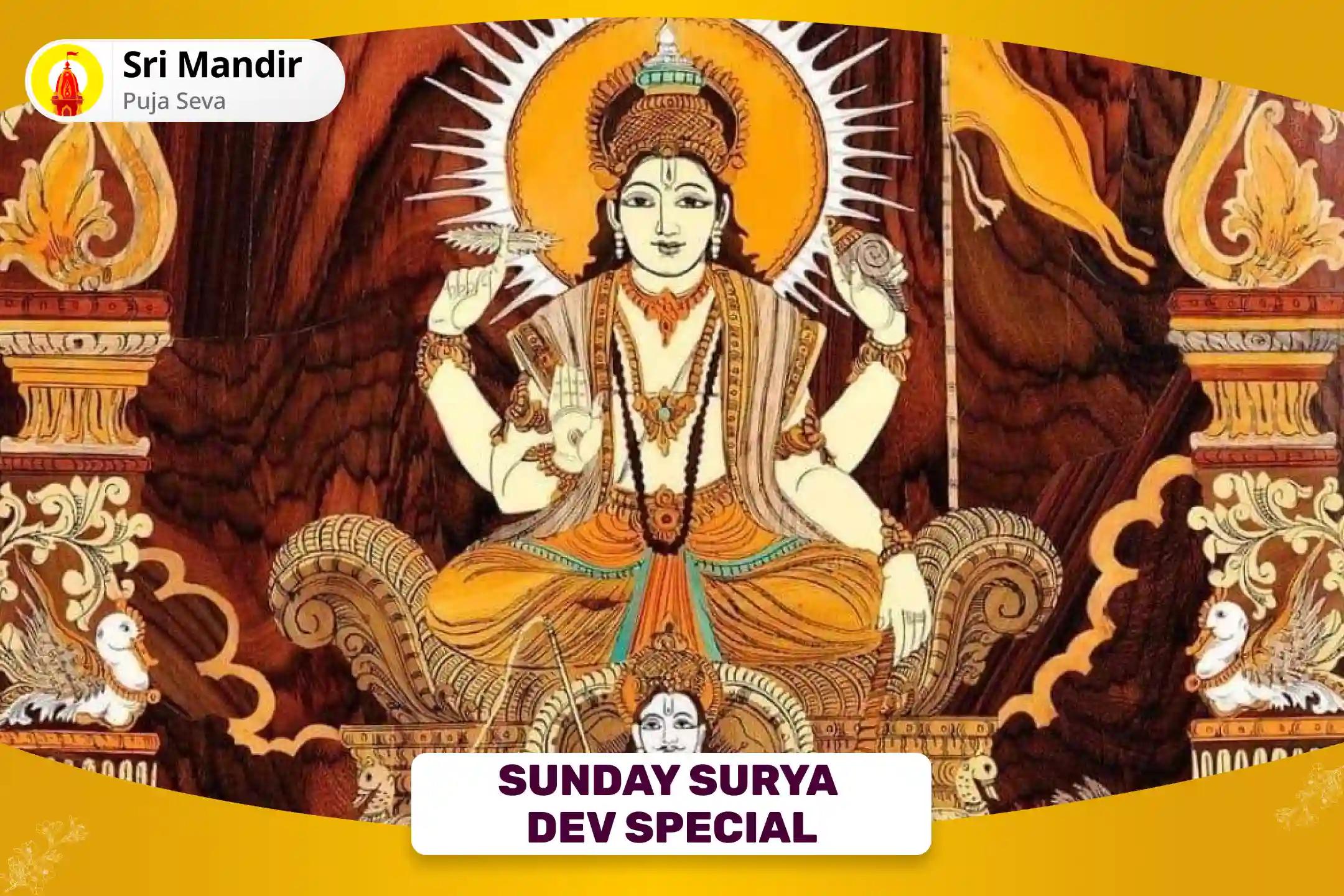 Sunday Surya Dev Special 51,000 Surya Gayatri Mantra Jaap and Aditya Hridaya Stotra Path for Blessings of Success in Politics and Government Jobs 