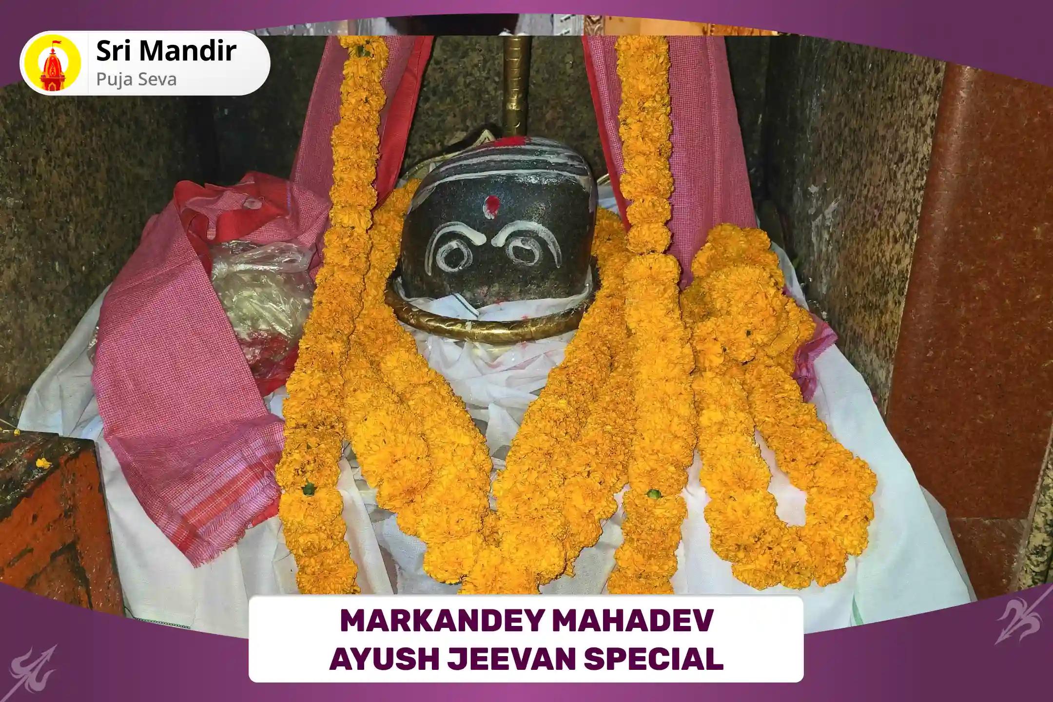 Markandey Mahadev Ayush Jeevan Special 11,000 Markandey Mahadev Mahamrityunjay Mantra Jaap and Yam Dand Mukti Pujan for Physical and Mental Well-Being and Good Health