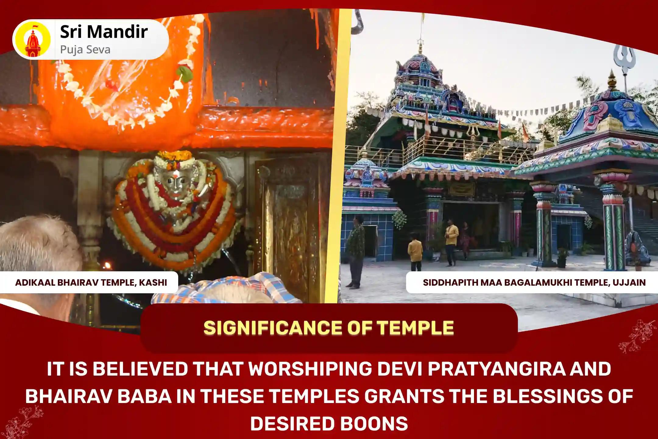 Pratyangira-Bhairav Durga Ashtami Combo Special 1,25,000 Pratyangira Mool Mantra Jaap and Kashi Bhairav Ashtakam for Supreme Protection from Negative Energies and Evil Malefic Forces