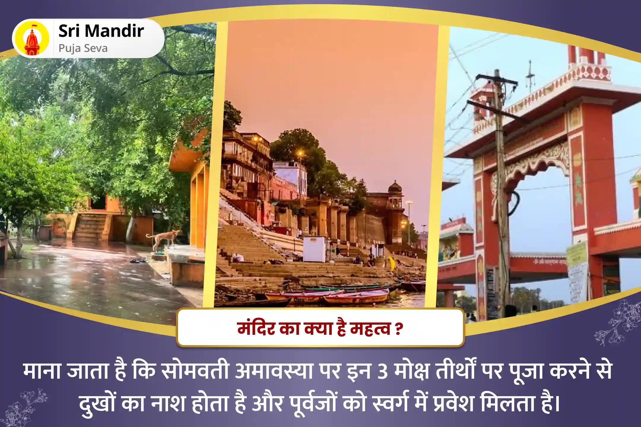 पूर्वजों की आत्मा की शांति और पारिवारिक क्लेश से मुक्ति के लिए वर्ष की अंतिम अमावस्या पर पितृ शांति विशेष गया पितृ दोष निवारण पूजा, काशी गंगा आरती और रामेश्वरम तिल तर्पणम्