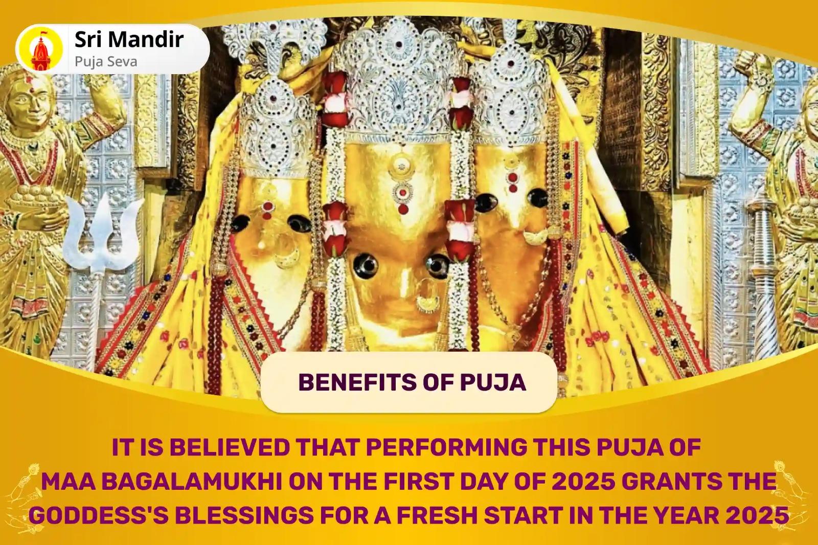 First Day of 2025 Bagalamukhi Nalkheda Special 36,000 Maa Bagalamukhi 11 Brahmin Mool Mantra Jaap and Tantrokta Havan Receive Devi’s Blessings for New Beginnings in 2025