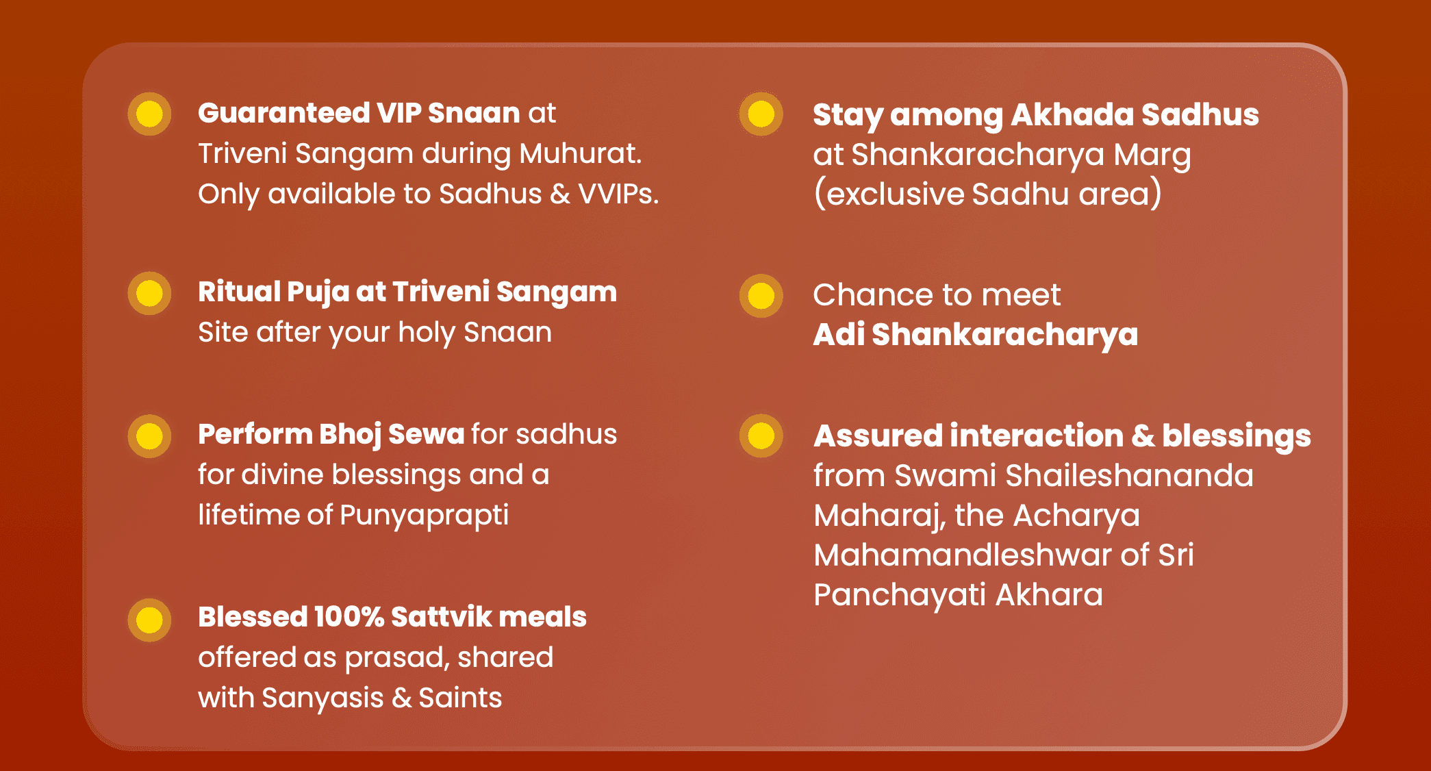 Mahakumbh Special Holy Snan VIP Triveni Sangam Snan with Special Puja Get Benefits Equal to Ashwamedha Yagya and 1000 years of Worship just with a Holy Dip