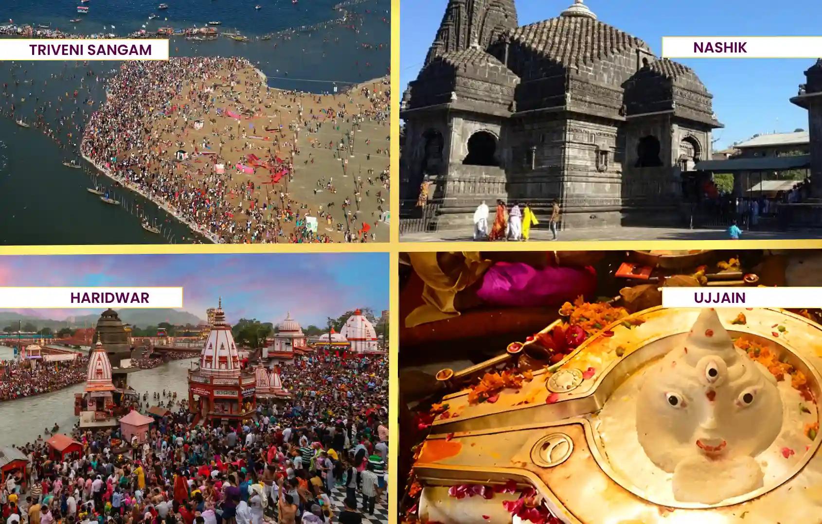 त्रिवेणी संगम, मंगलनाथ महादेव मंदिर, हरिद्वार गंगा घाट , प्रयागराज, उज्जैन, हरिद्वार