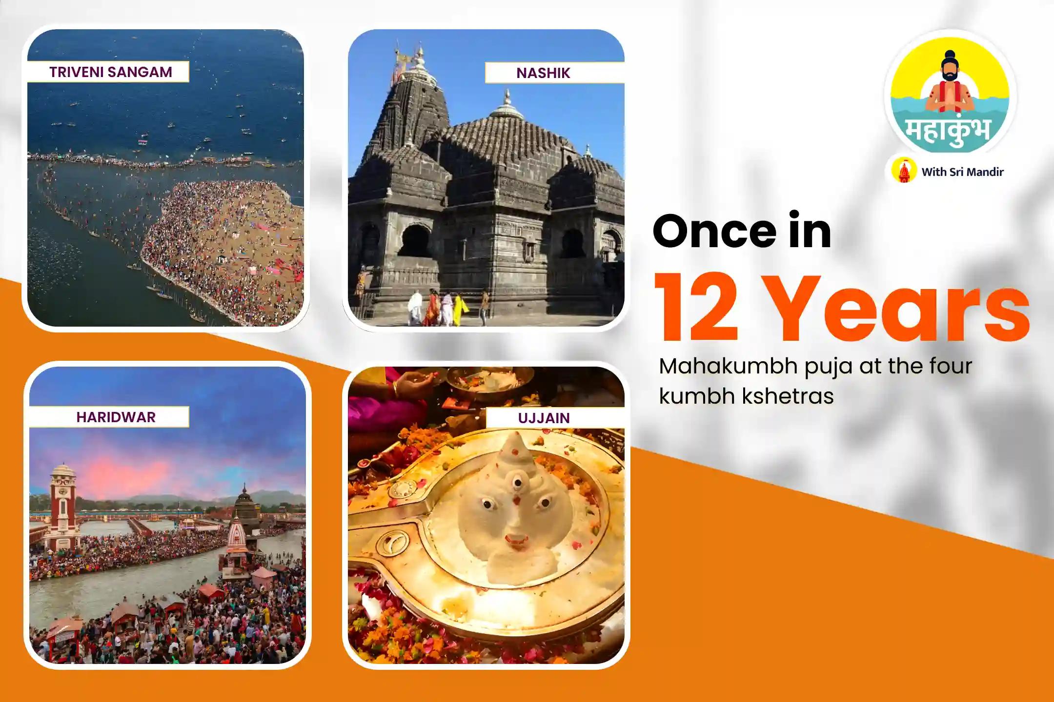 Mahakumbh Prarambh 4 Kumbh Kshetras Special Triveni Sangam Pitru Dosha Shanti Mahapuja, Mangalnath Mahabhishek and Haridwar Ganga Aarti