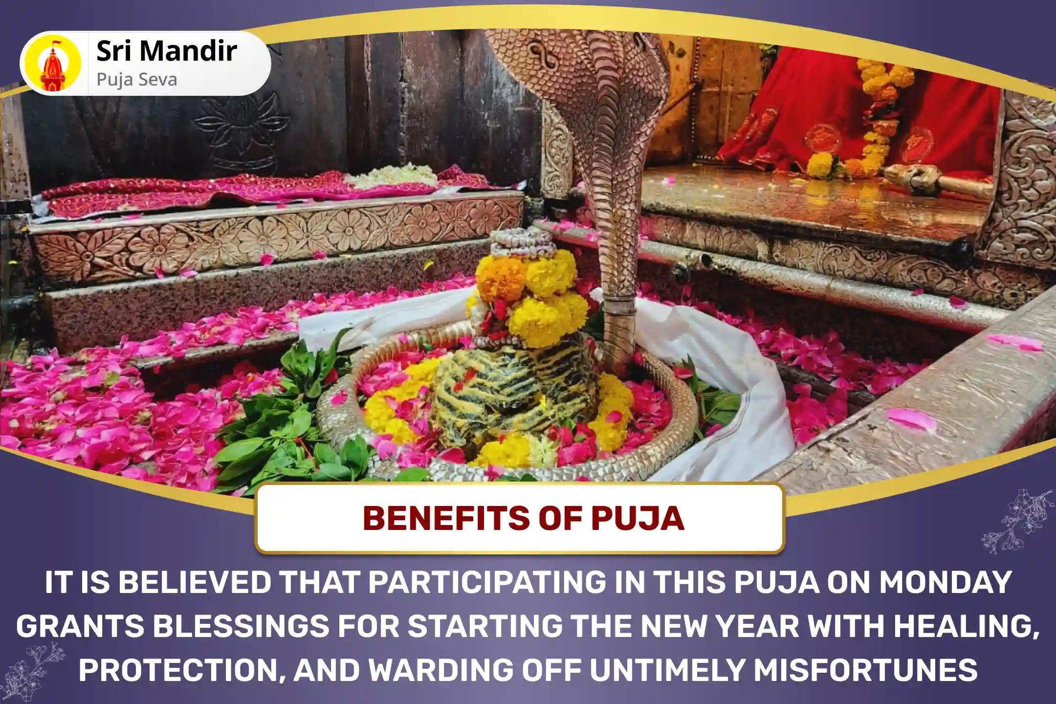 Monday 'God of Health' Jyortirlinga Special 11,000 Mahamrityunjay Mantra Jaap and Arogya Murti Dhanvantari Shakti Homa for Starting The New Year With Healing, Protection, And Warding Off Untimely Misfortunes