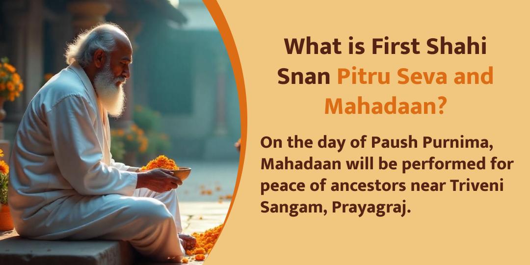 Maha Kumbh Triveni Sangam First Shahi Snan Pitru Seva and Mahadaan