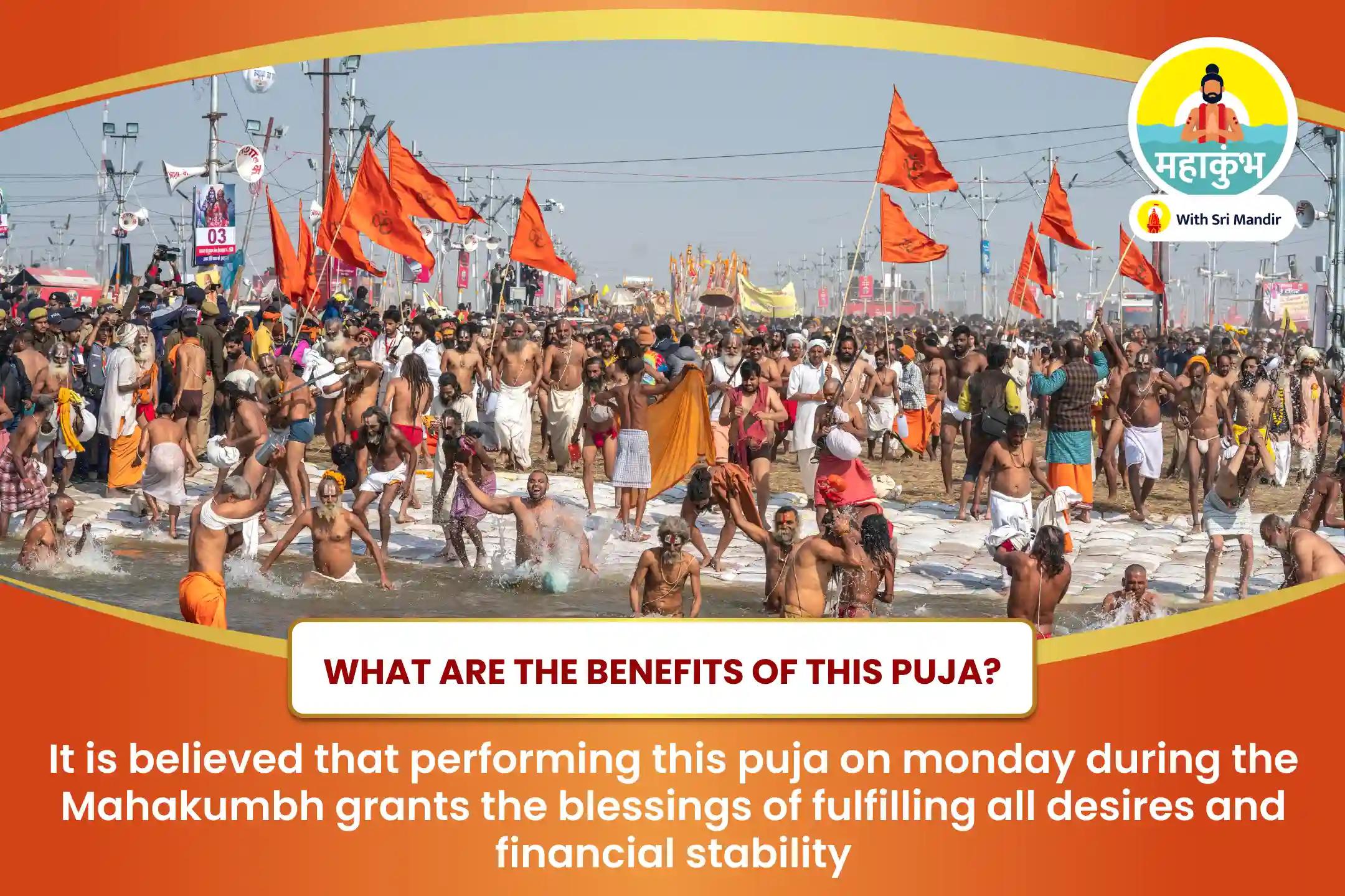 Mahakumbh Prayagraj Monday Special Shiv Rudrabhishek and Rudra Homam for Fulfilment of all Wishes and Financial Stability