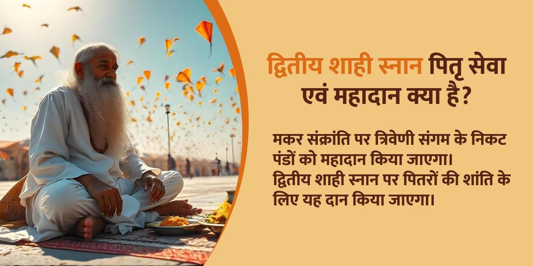महाकुंभ द्वितीय शाही स्नान पितृ सेवा एवं महादान