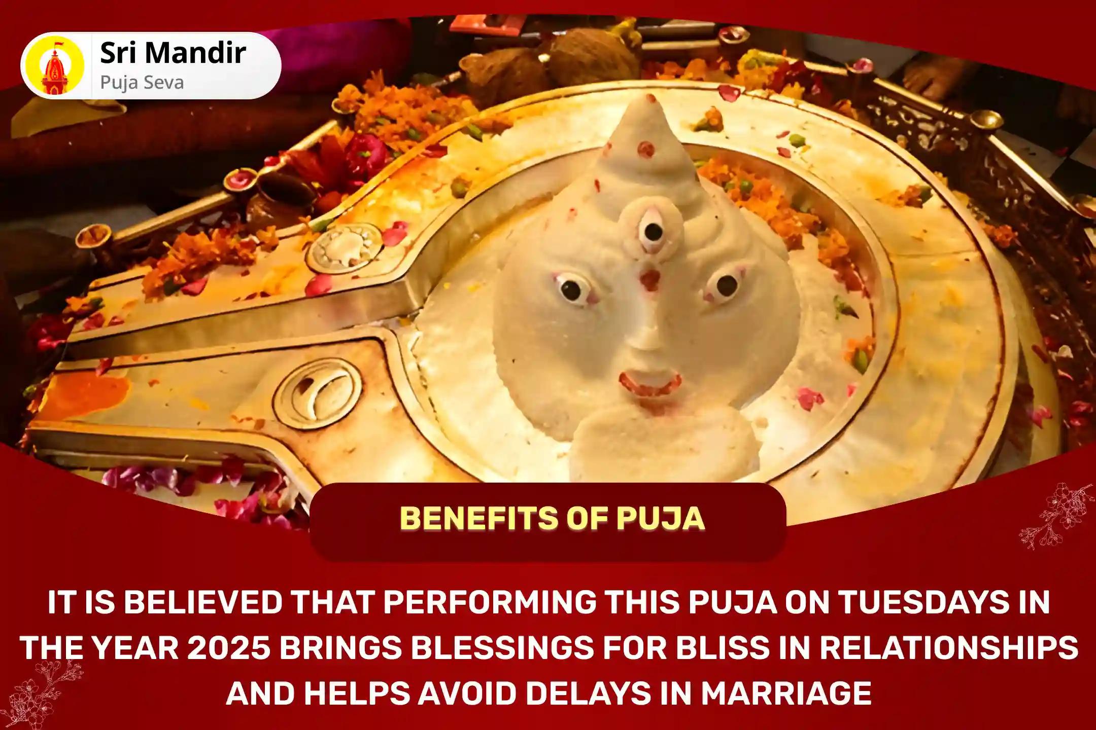 2025 Year of Mangal Special Manglik Dosha Nivaran Mahapuja, Bhaat Puja and Shri Mangalnath Mahabhishek to get Blessings for Bliss in Relationship and to Avoid Delay in Marriage