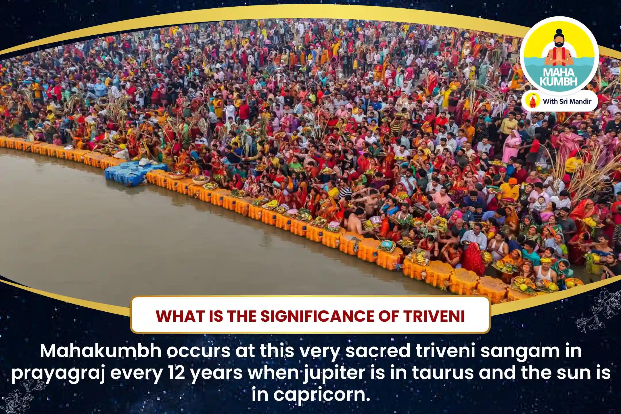 Mahakumbh Nagari Triveni Sangam Special Pitru Dosha Shanti Puja and Triveni Sangam Ganga Aarti for Peace of Ancestor's souls and Resolving Family Disputes