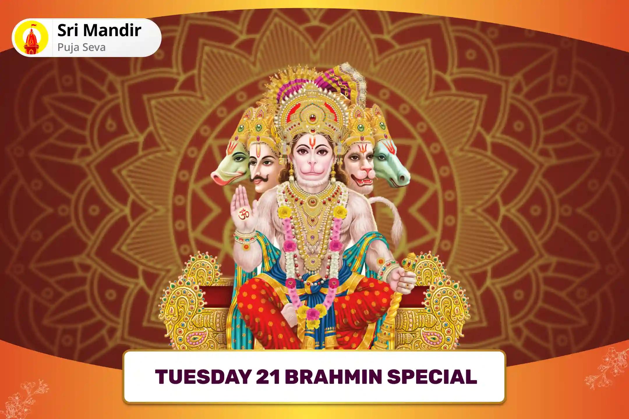 Tuesday 21 Brahmin Special 1008 Bajrang Baan Path and 11,000 Hari Markat Markataye Mantra Jaap Receive Sankat Mochan Blessings for New Beginnings: Leave Hardships Behind in 2024