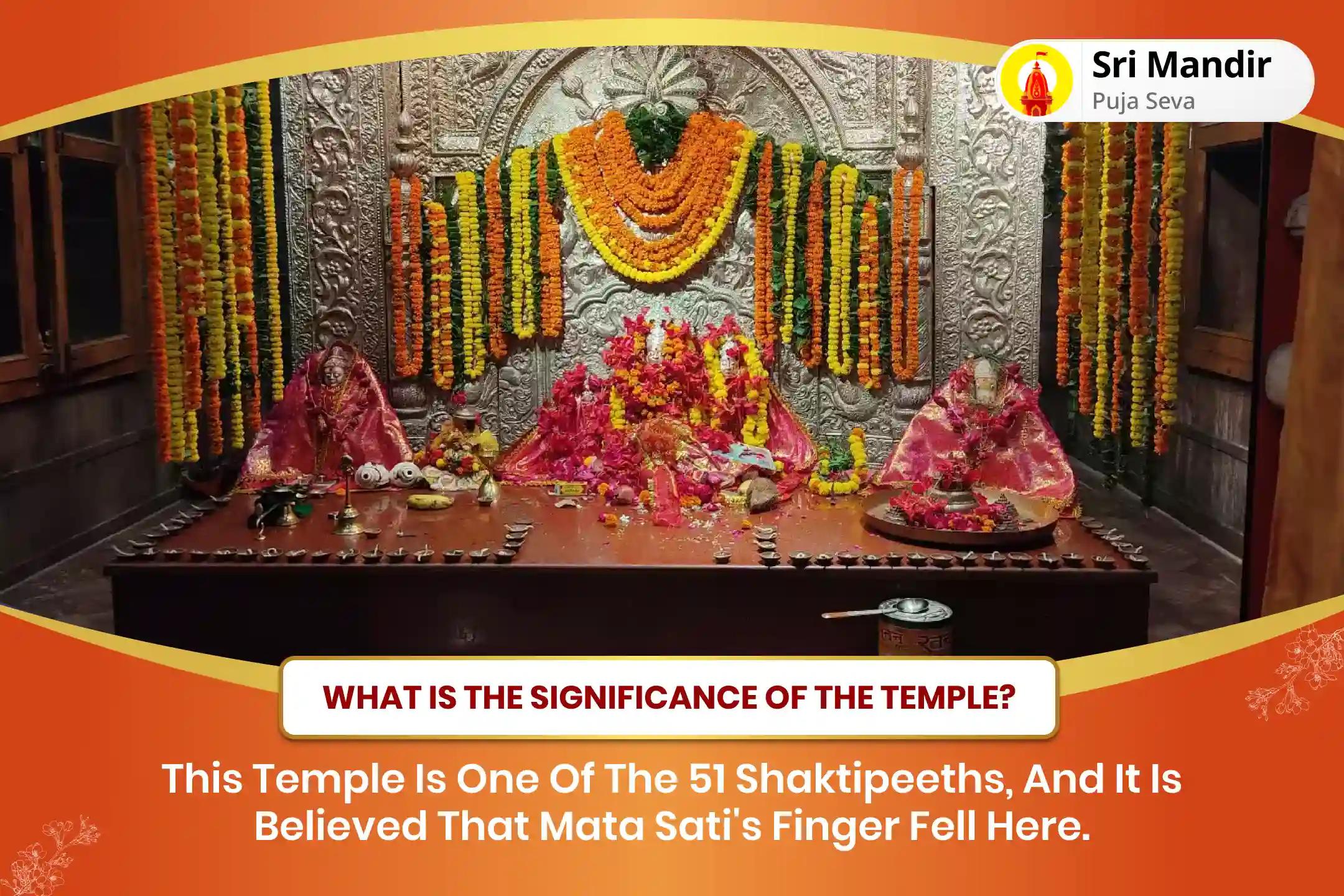 Friday Prayagraj Shaktipeeth Special Shodasha Shri Chakra Pujan, Lalita Sahasranama and Tripura Sundari Havan for Material Prosperity and Family Harmony