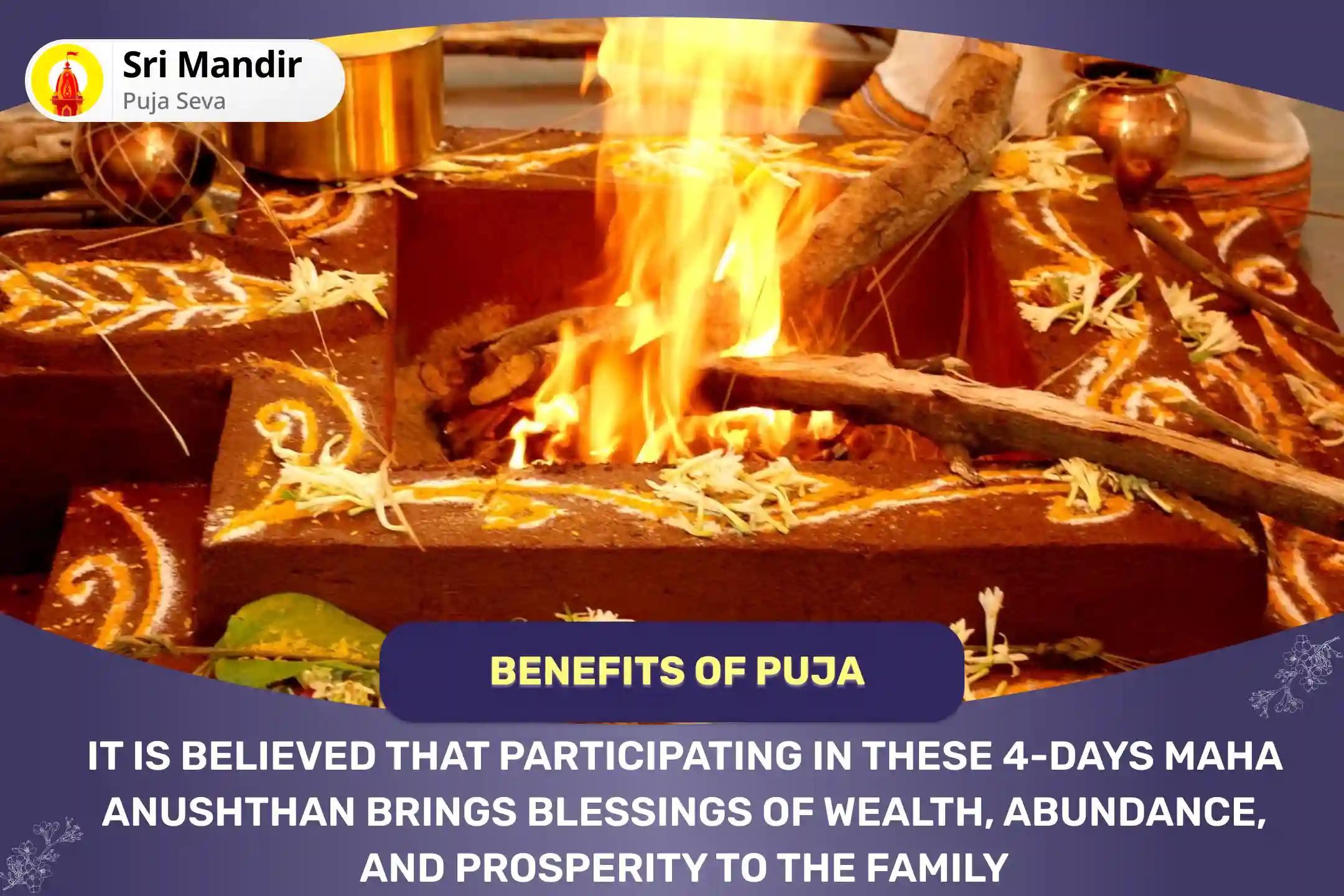 Tirupati Maha Anushthan: 4 Days of Divine Blessings Mahalakshmi Vishnu Yagya For Blessings of Abundance of Wealth and Prosperity in the Family
