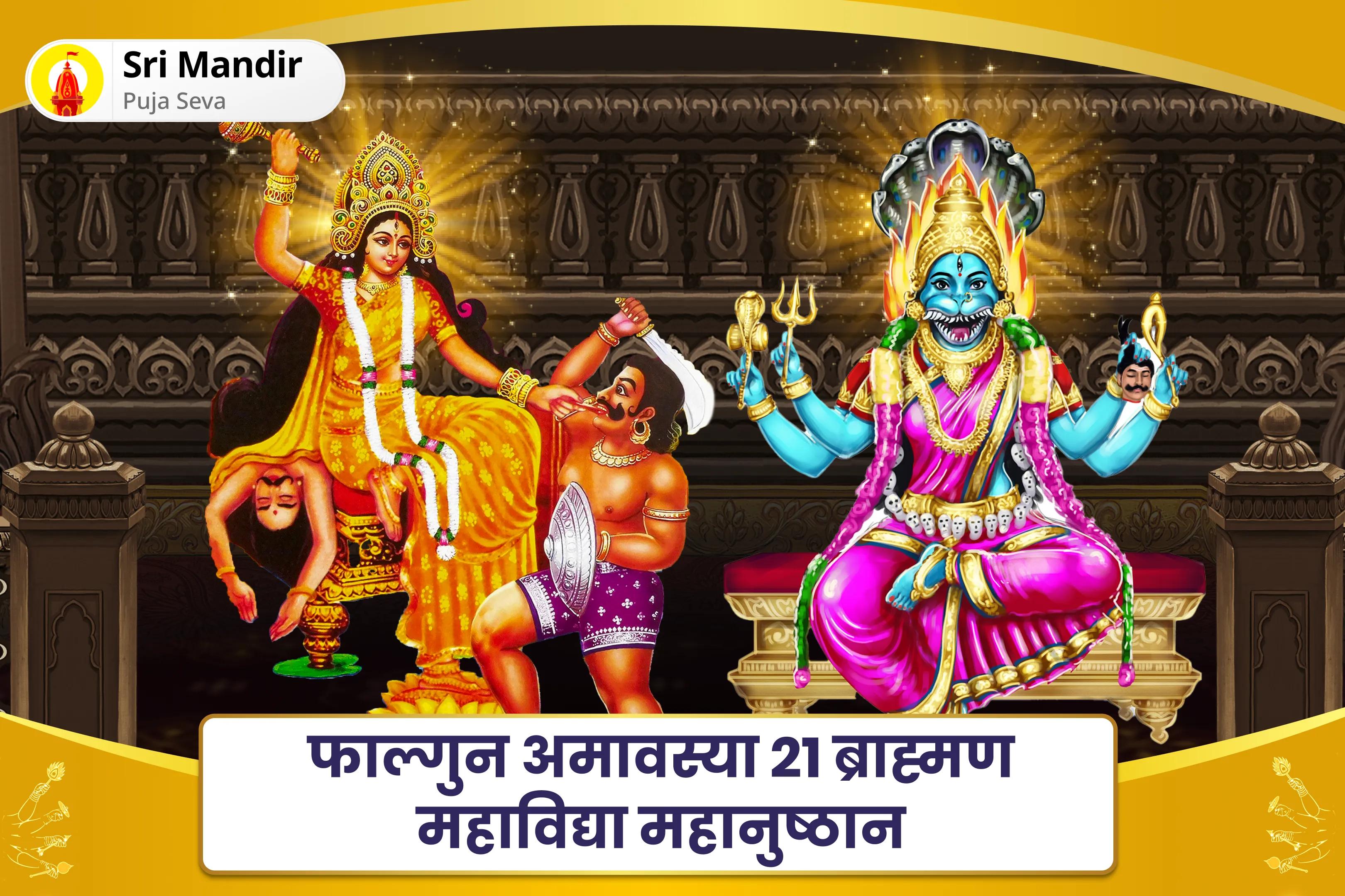 दैवीय सुरक्षा की प्राप्ति, बुरी शक्तियों एवं नकारात्मक प्रभावों से मुक्ति के लिए कालाष्टमी महाकाल क्षेत्र महाविद्या विशेष  बगलामुखी-प्रत्यांगिरा कवच पाठ, 1,25,000 बगलामुखी मूल मंत्र जाप और हवन
