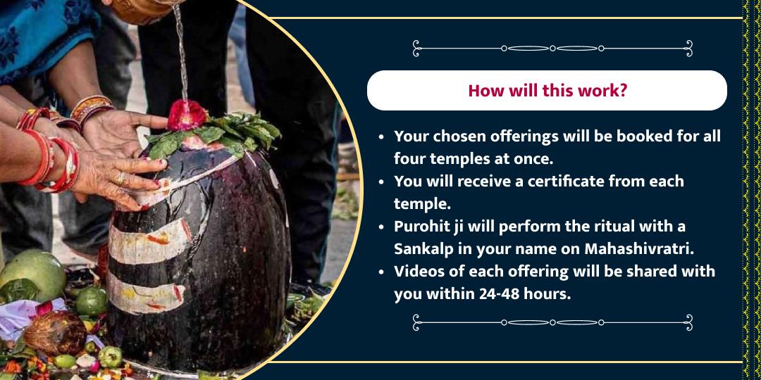 Omkareshwar to Kashi - 1 Sankalp, 4 Shivalaya MahaShivratri Chadhava