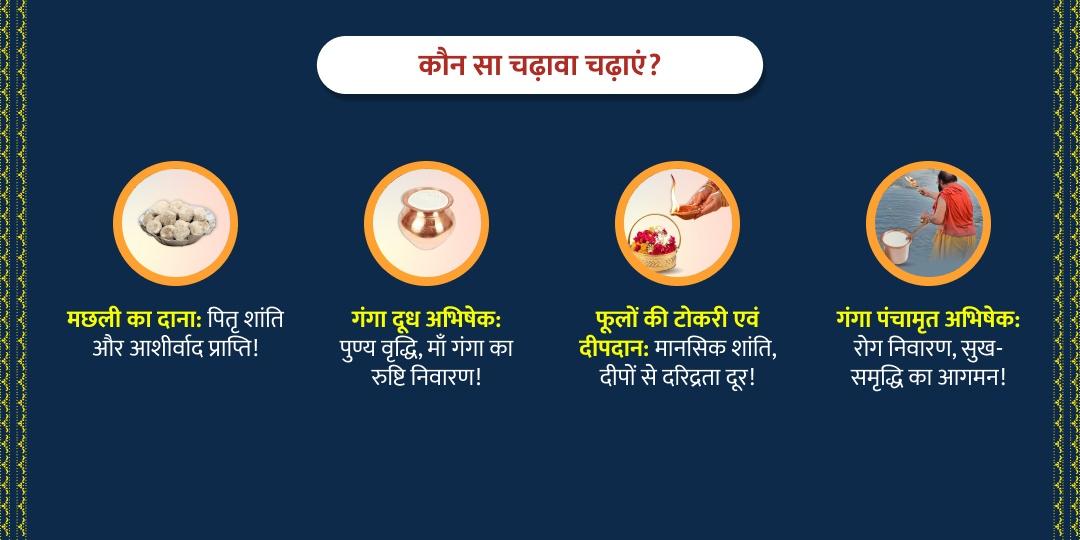 फाल्गुन पूर्णिमा गंगा घाट चढ़ावा