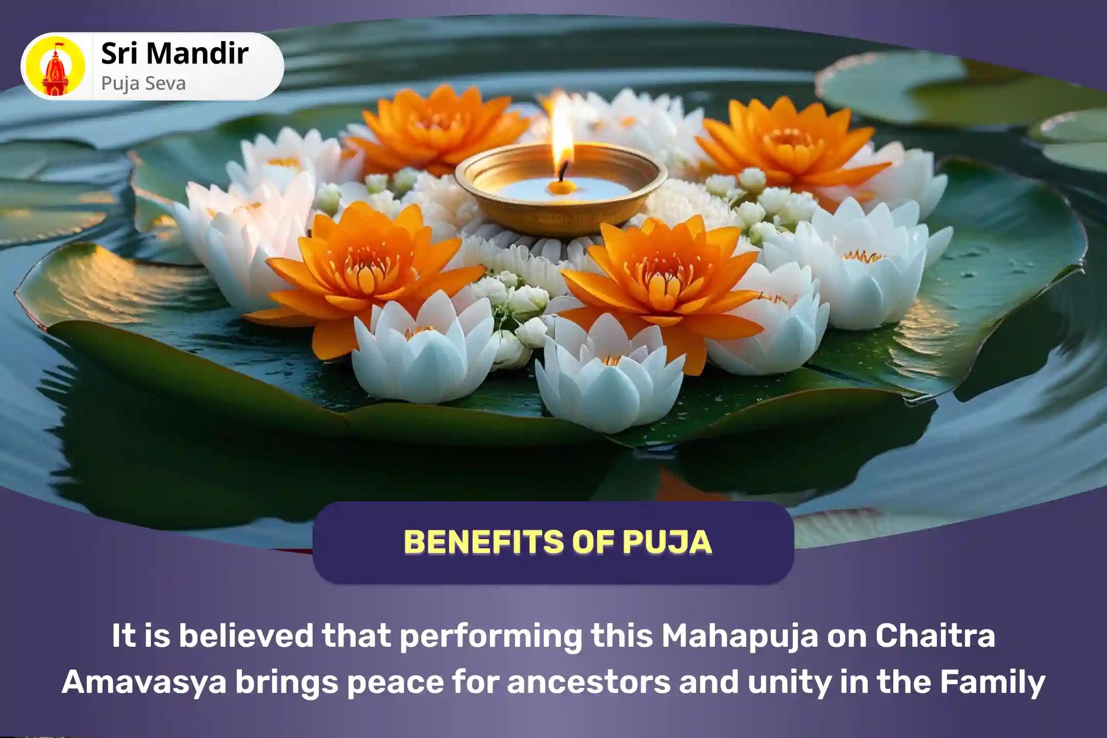 Chaitra Amavasya Pitru Dosh Shanti Ganga Ghat Special Narayan Bali, Naag Bali and Pitru Shanti Mahapuja for Peace of Departed Souls