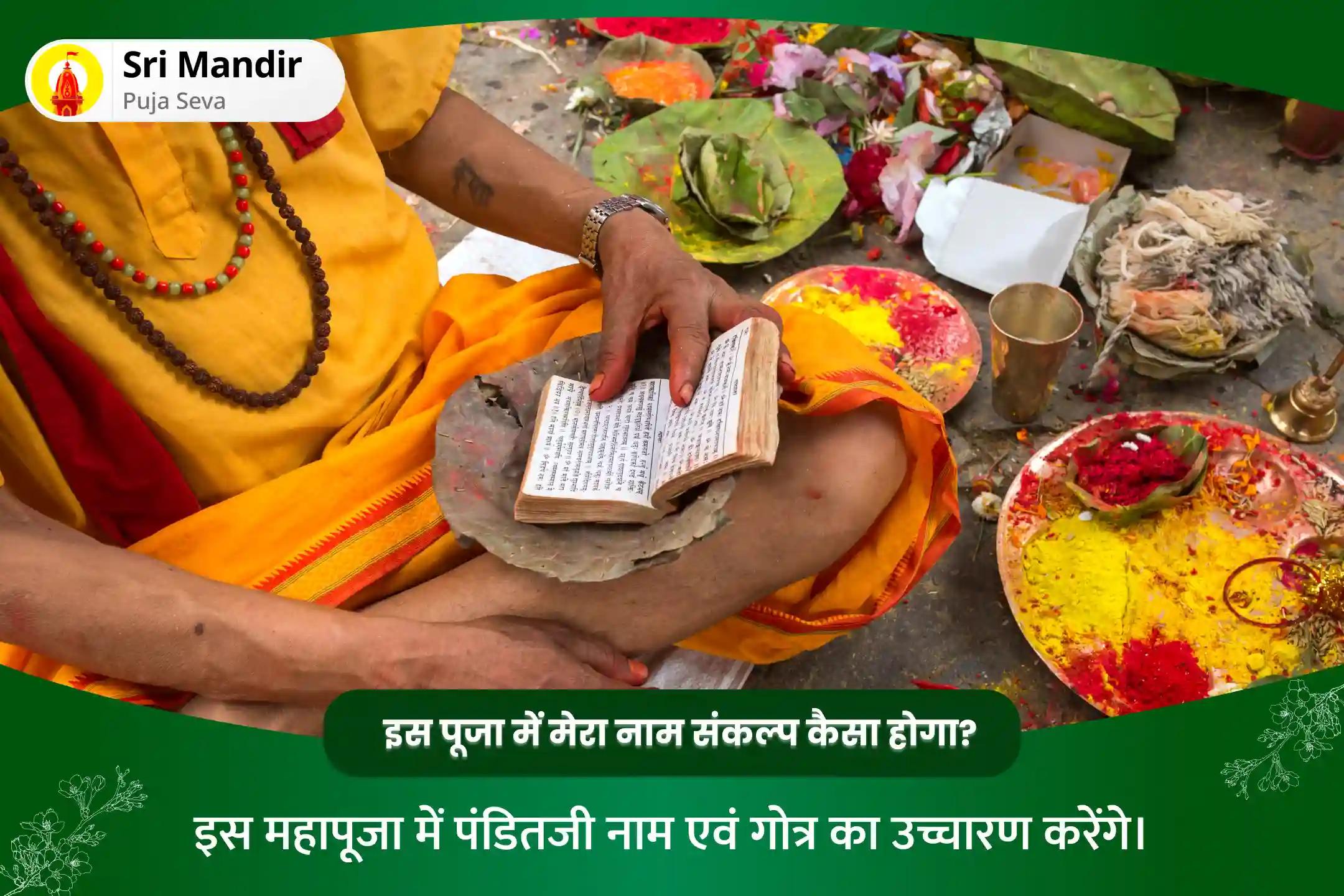 निडरता और मानसिक स्थिरता प्राप्त करने के लिए चैत्र अमावस्या राहु-केतु शांति राहु पैठाणी विशेष काल सर्प दोष शांति पूजा एवं शिव रुद्राभिषेक