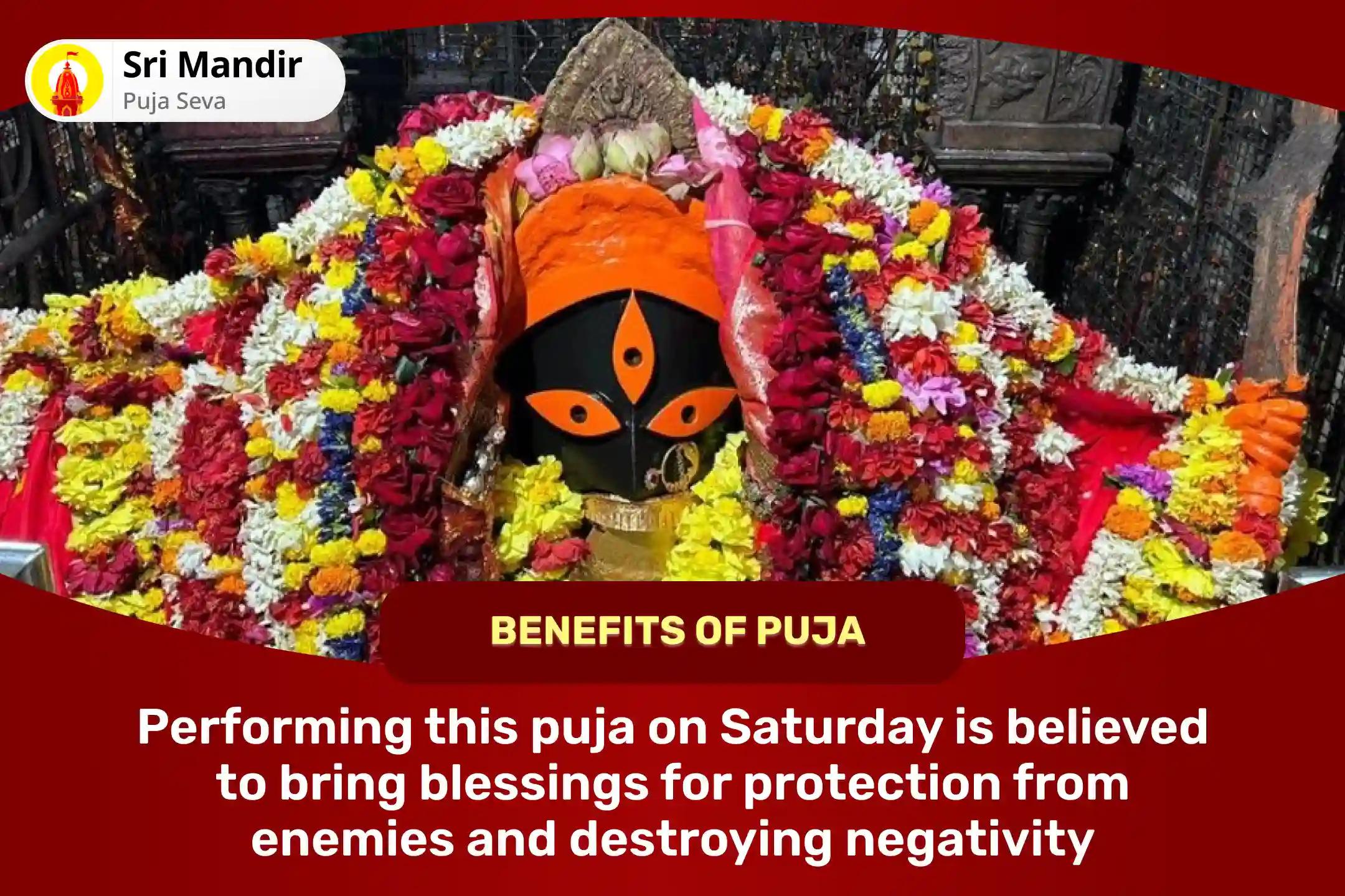 Saturday Bagalamukhi-Hanuman Victory over Enemies Special Maa Bagalamukhi Shatru Buddhi Vinashini Yagya and Hanuman Shatrunjay Pujan For Protection from Enemies and Destroying Negativity
