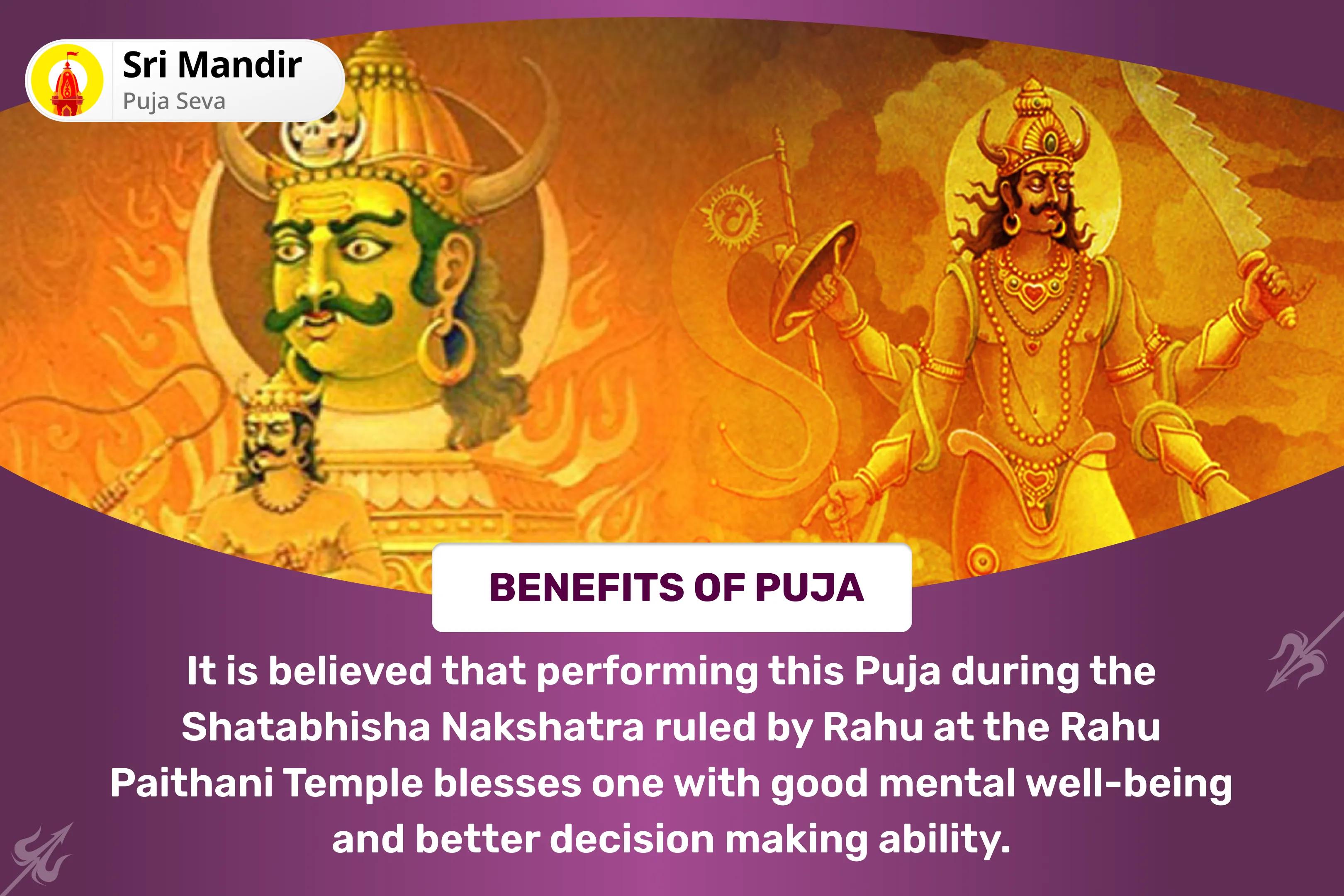 Rahu-Ketu Shanti Nakshatra Special Rahu-Ketu Peeda Shanti Puja and Shiv Rudrabishek for Blessing of Mental Clarity and Improved Decision-Making