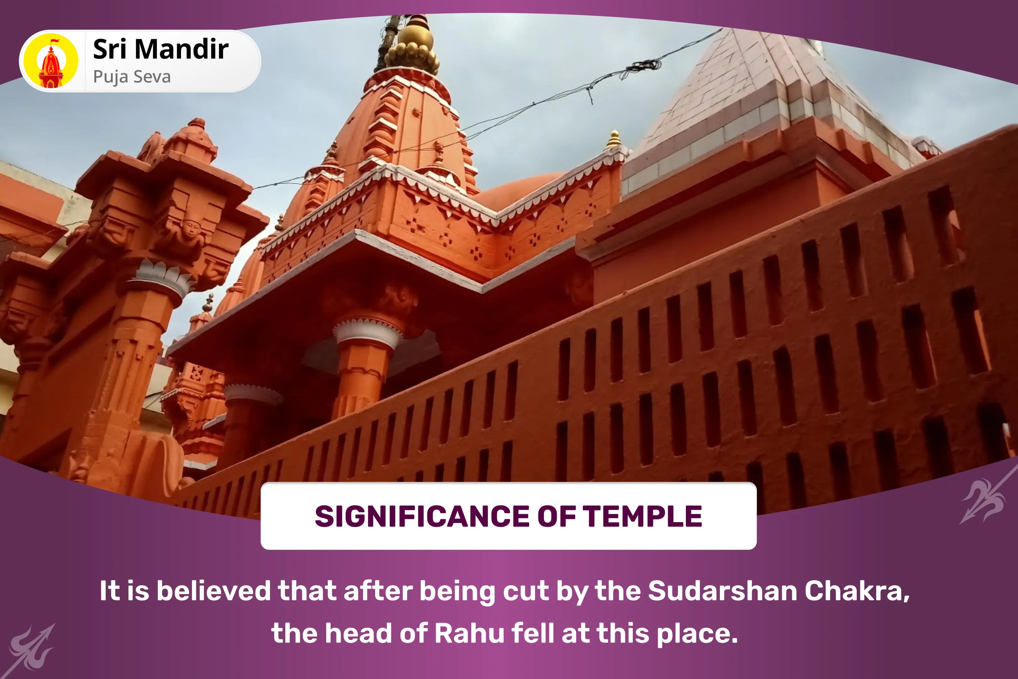 Rahu-Ketu Shanti Nakshatra Special Rahu-Ketu Peeda Shanti Puja and Shiv Rudrabishek for Blessing of Mental Clarity and Improved Decision-Making