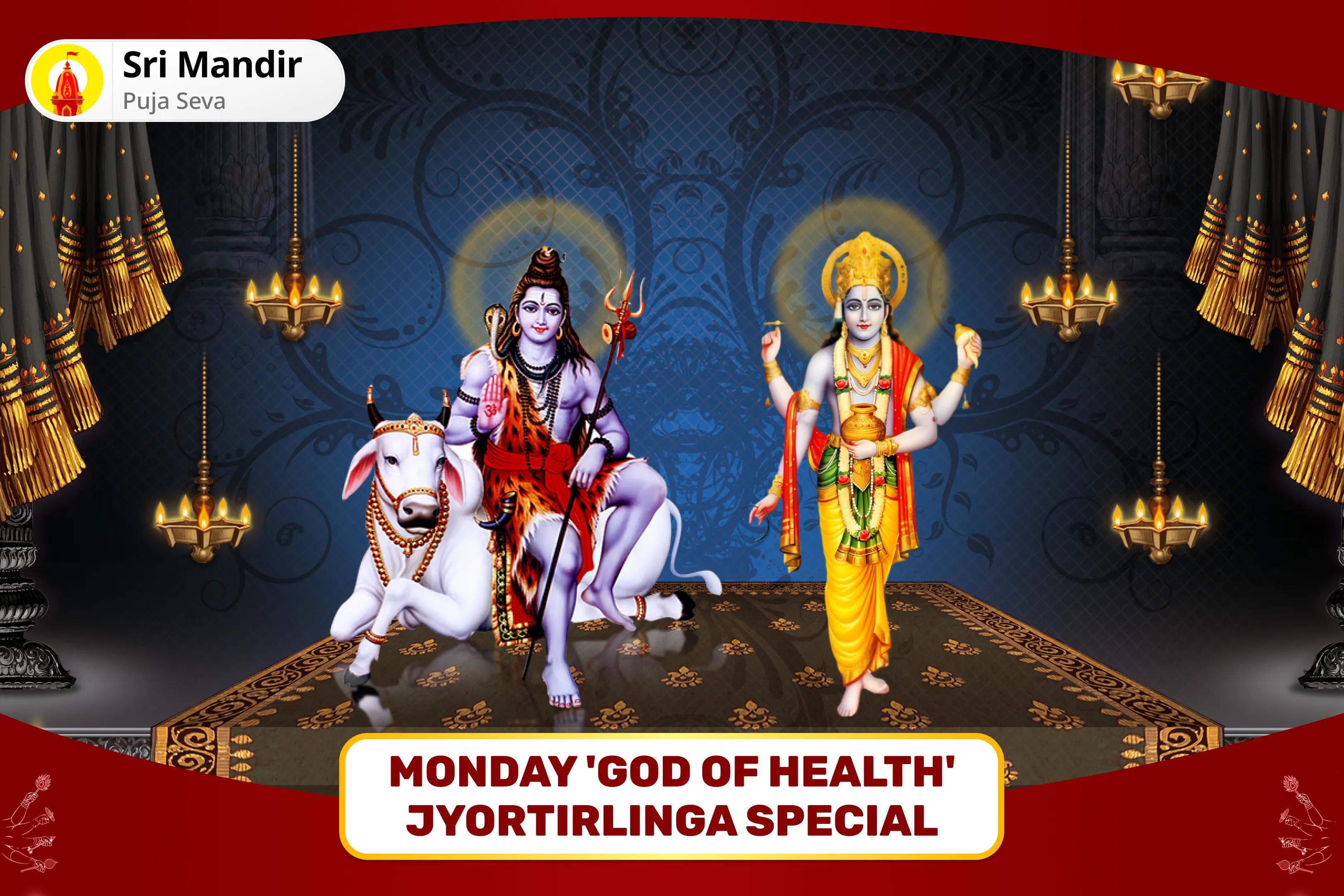 Monday 'God of Health' Jyortirlinga Special 11,000 Mahamrityunjay Mantra Jaap and Arogya Murti Dhanvantari Shakti Homa for Blessings of Healing, Protection, And Warding Off Untimely Misfortunes
