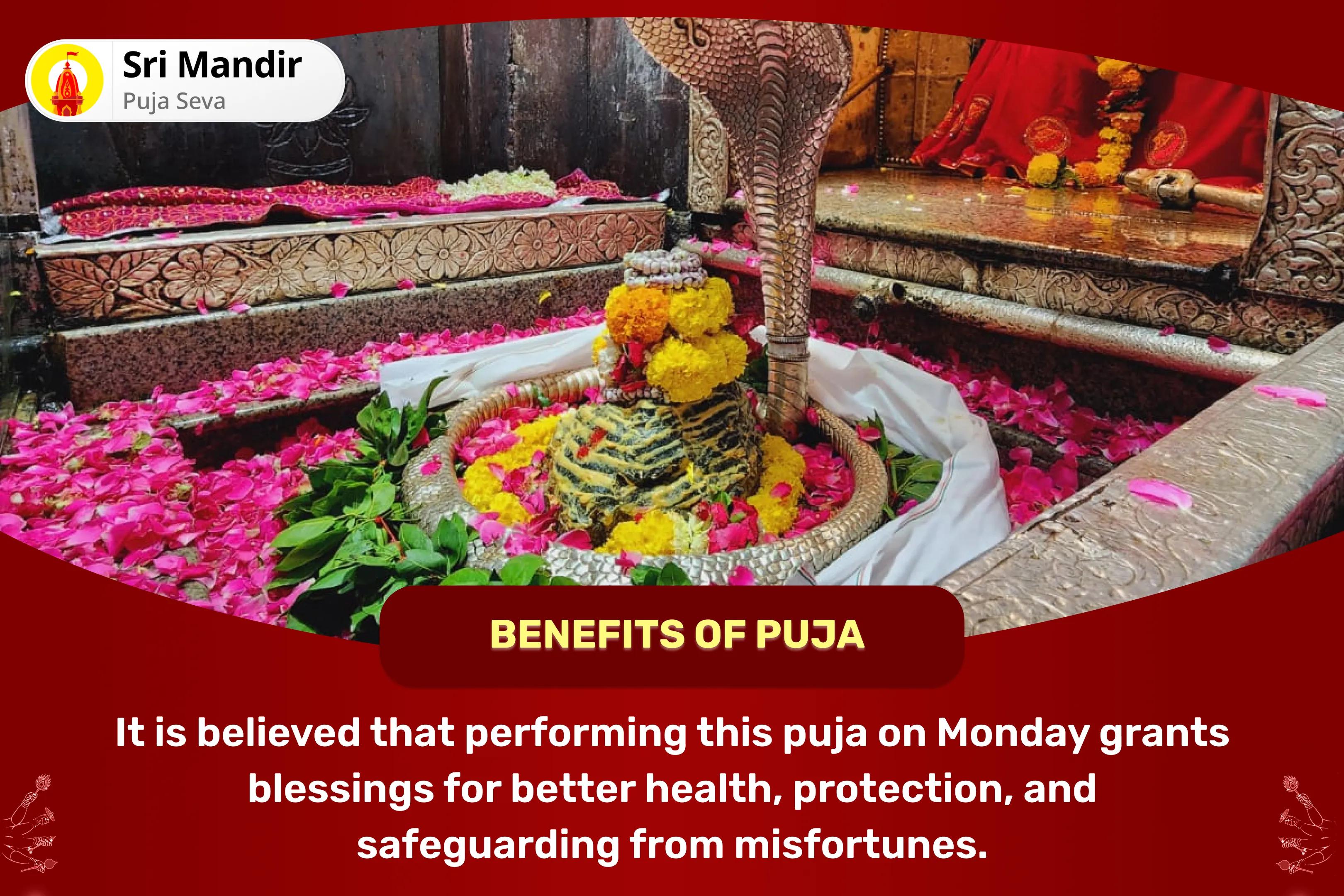 Monday 'God of Health' Jyortirlinga Special 11,000 Mahamrityunjay Mantra Jaap and Arogya Murti Dhanvantari Shakti Homa for Blessings of Healing, Protection, And Warding Off Untimely Misfortunes