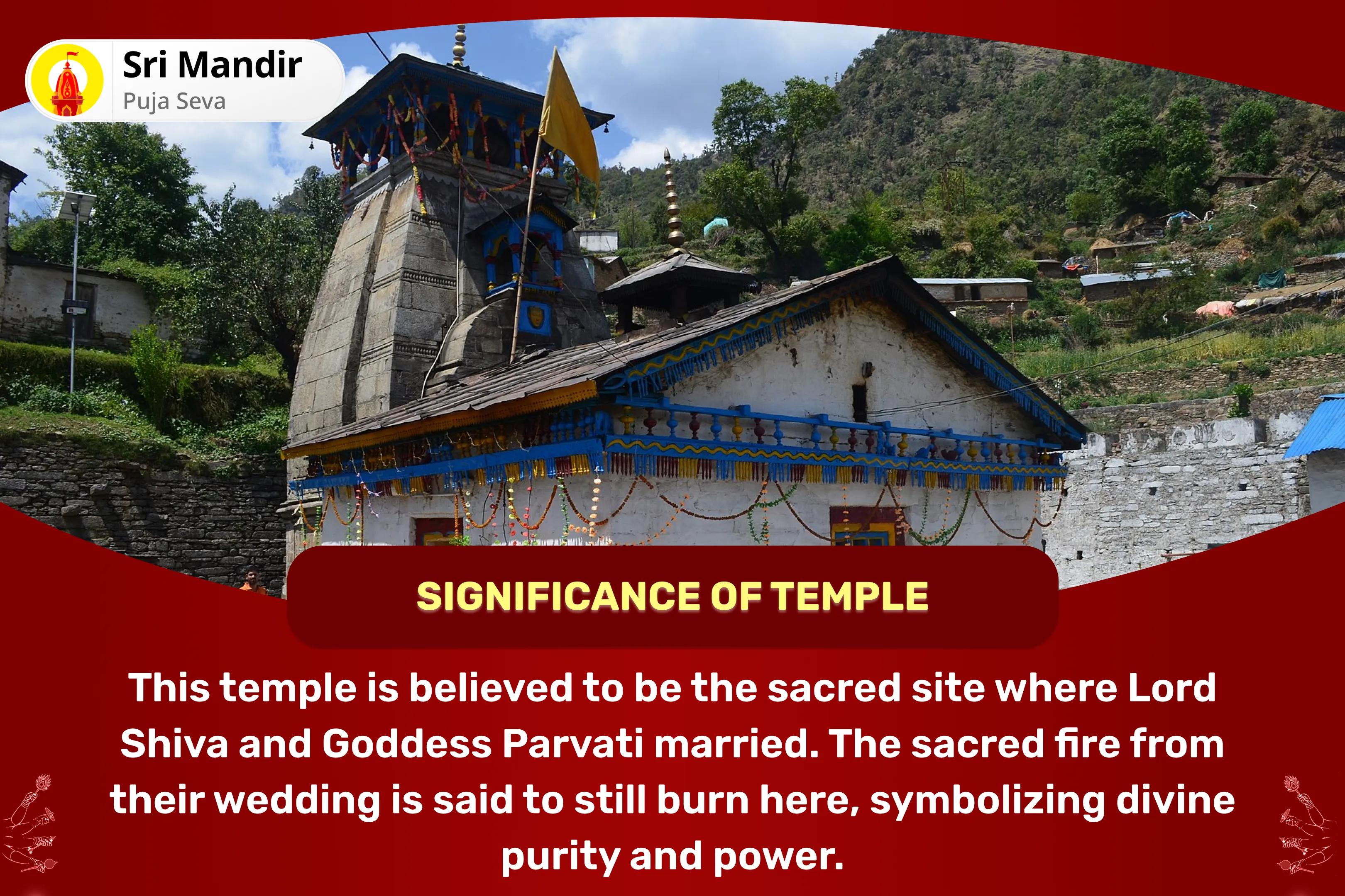 Sacred Land of Shiva & Shakti’s Union Gauri Puja Special Shiv Parvati Vivah Pujan Devi Mahatmyam Path and Ardhanareshwar Puja for Marital Bliss & Relationship Strengthening