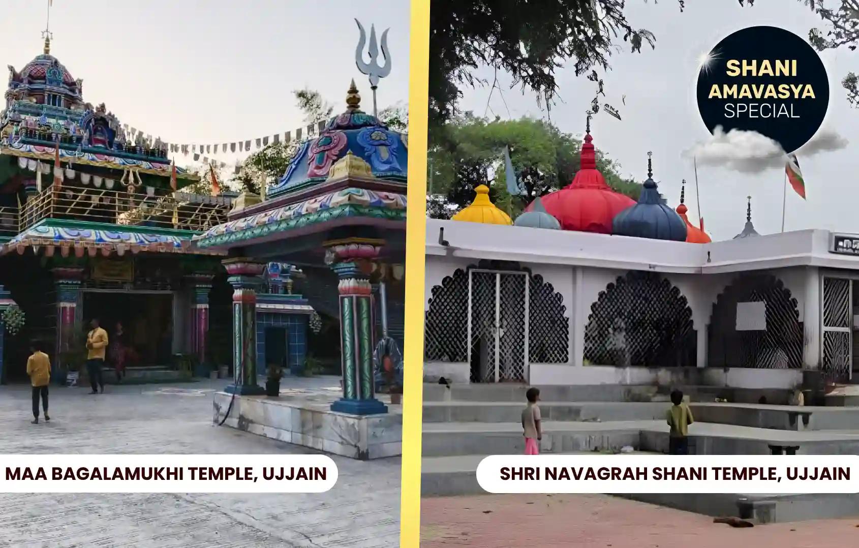 Maa Bagalamukhi Temple, Narsingh Ghat and Shri Navagrah Shani Temple, Ujjain, Madhya Pradesh