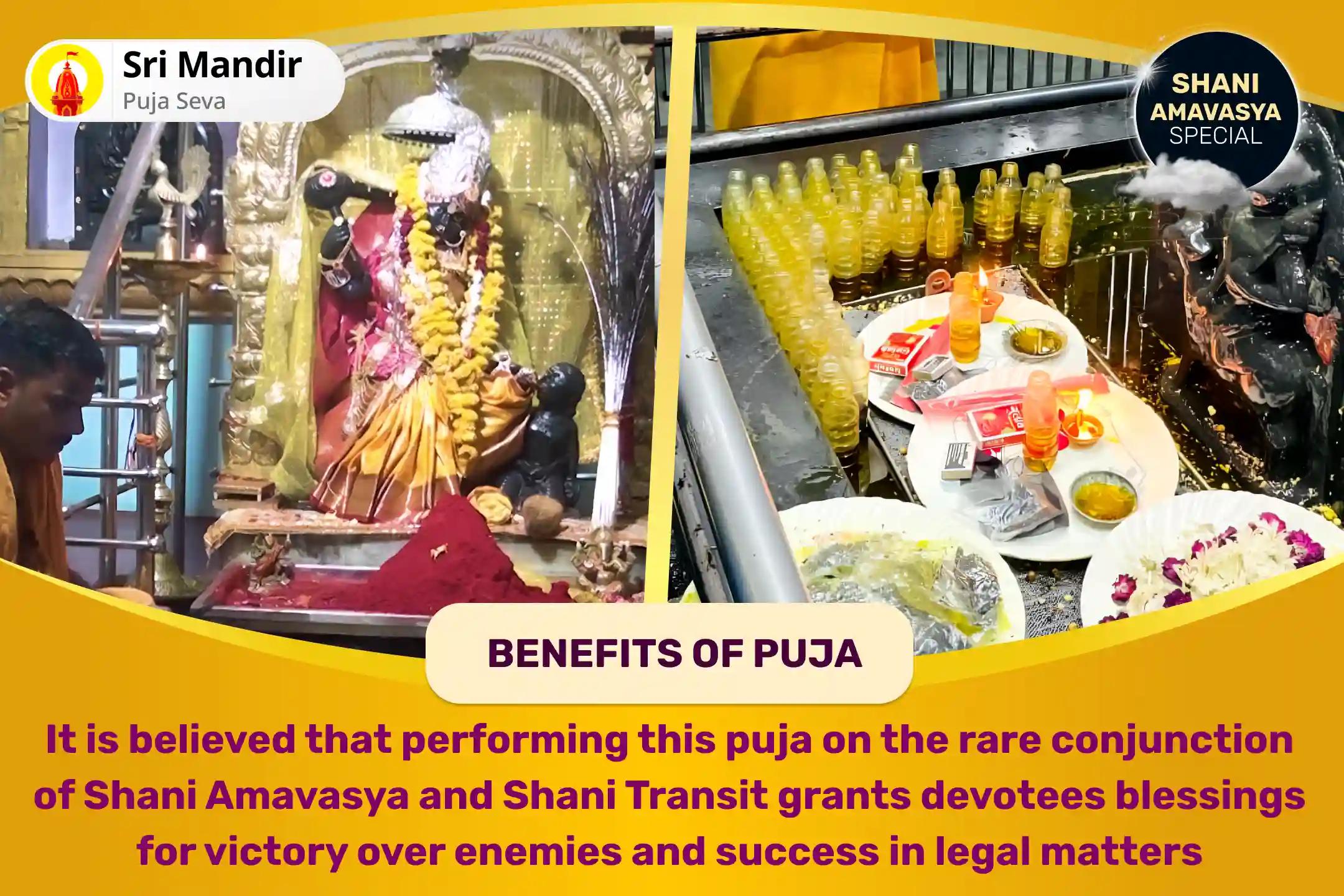 Shani Amavasya Maa Bagalmukhi-Shani Combo Special Maa Bagalamukhi Tantra Yukta Havan and Shani Til Tel Abhishek to get Blessing for Victory over Enemies and in Court Cases