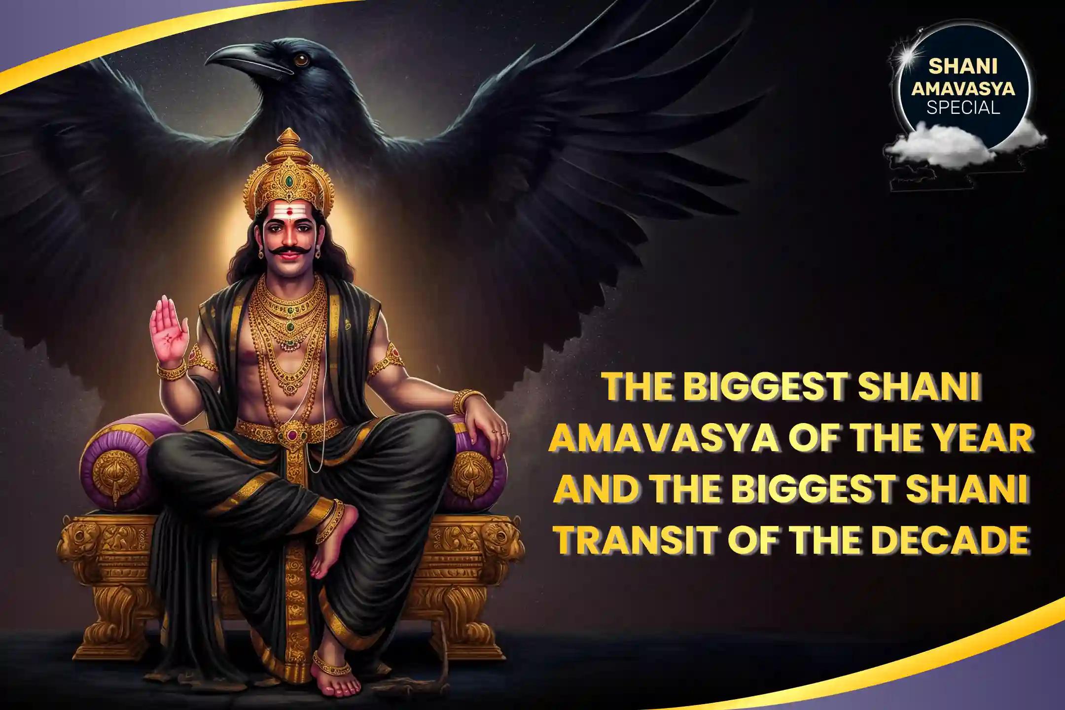 Shani Amavasya Shani Shanti Maha Daan Special Shani Prakop Nivaran Shani Maha Daan Kunjika Arpan for Year-Round Relief from Misfortunes and Delays