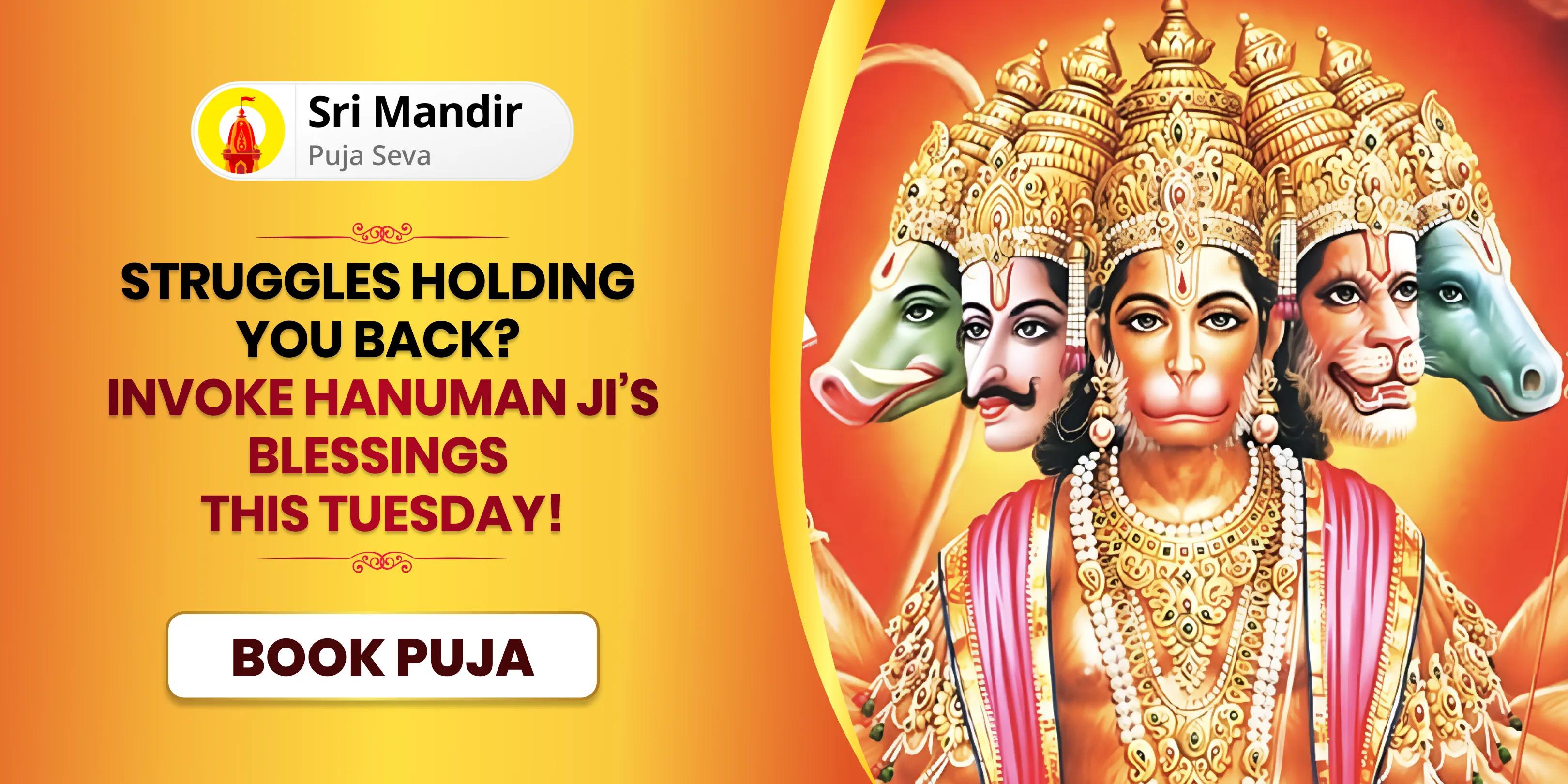 1008 Hanuman Chalisa Path and Sankat Mochan Hanuman Ashtak Path