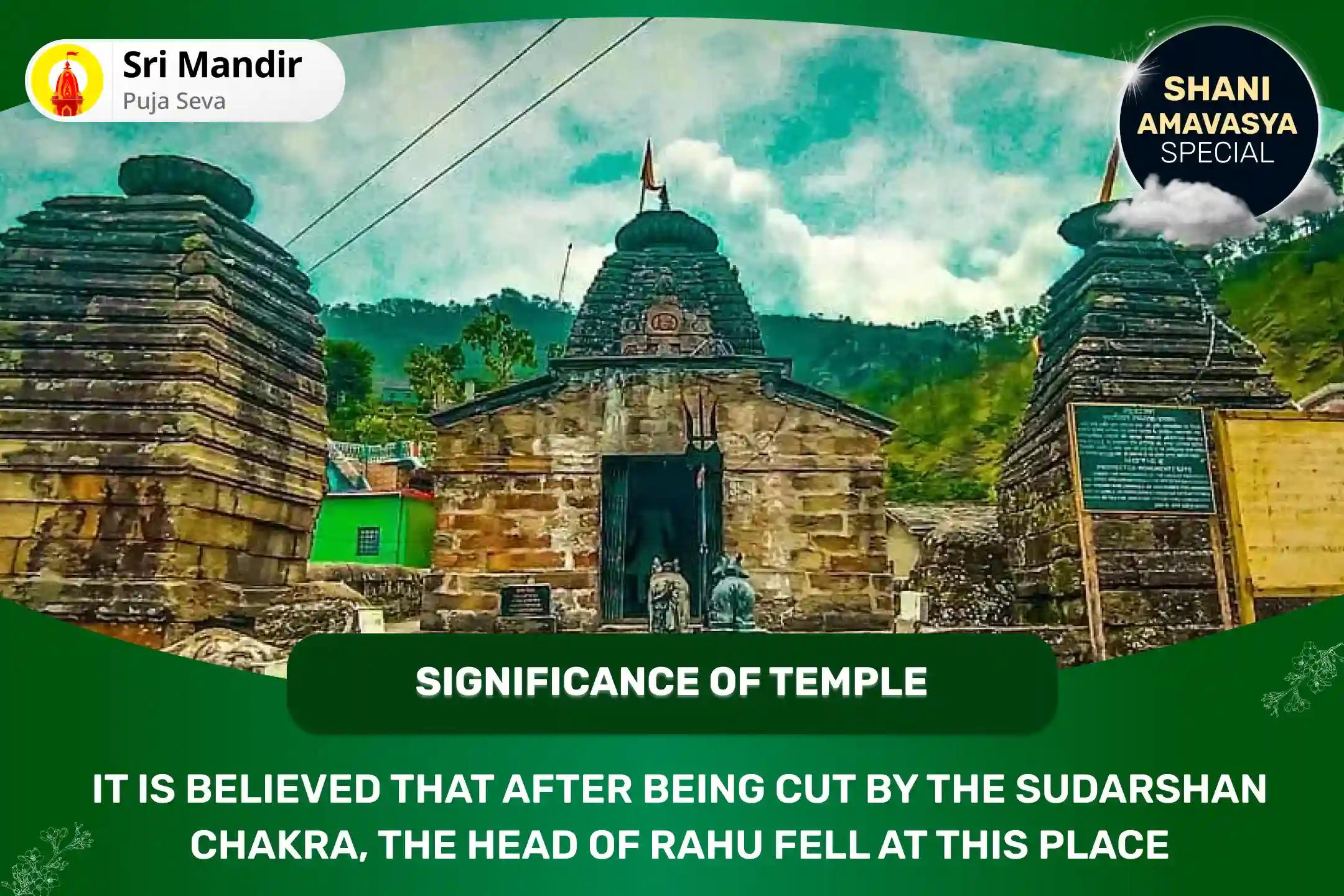 Shani Amavasya Rahu-Ketu Shanti Rahu Paithani Special Kaal Sarp Dosh Shanti Puja and Shiv Rudrabhishek for Fearlessness and Achieving Mental Stability