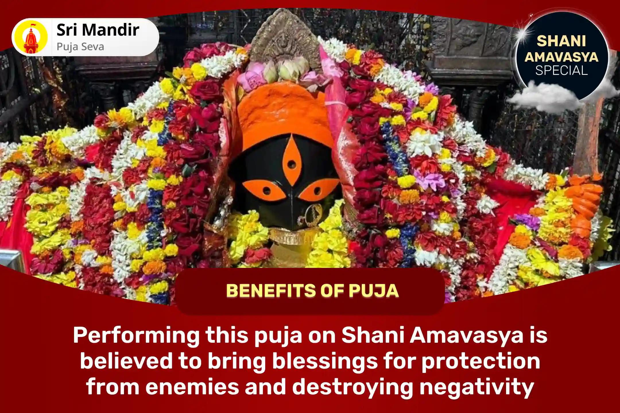 Shani Amavasya Bagalamukhi-Hanuman Victory over Enemies Special Maa Bagalamukhi Shatru Buddhi Vinashini Yagya and Hanuman Shatrunjay Pujan for Protection from Enemies and Destroying Negativity
