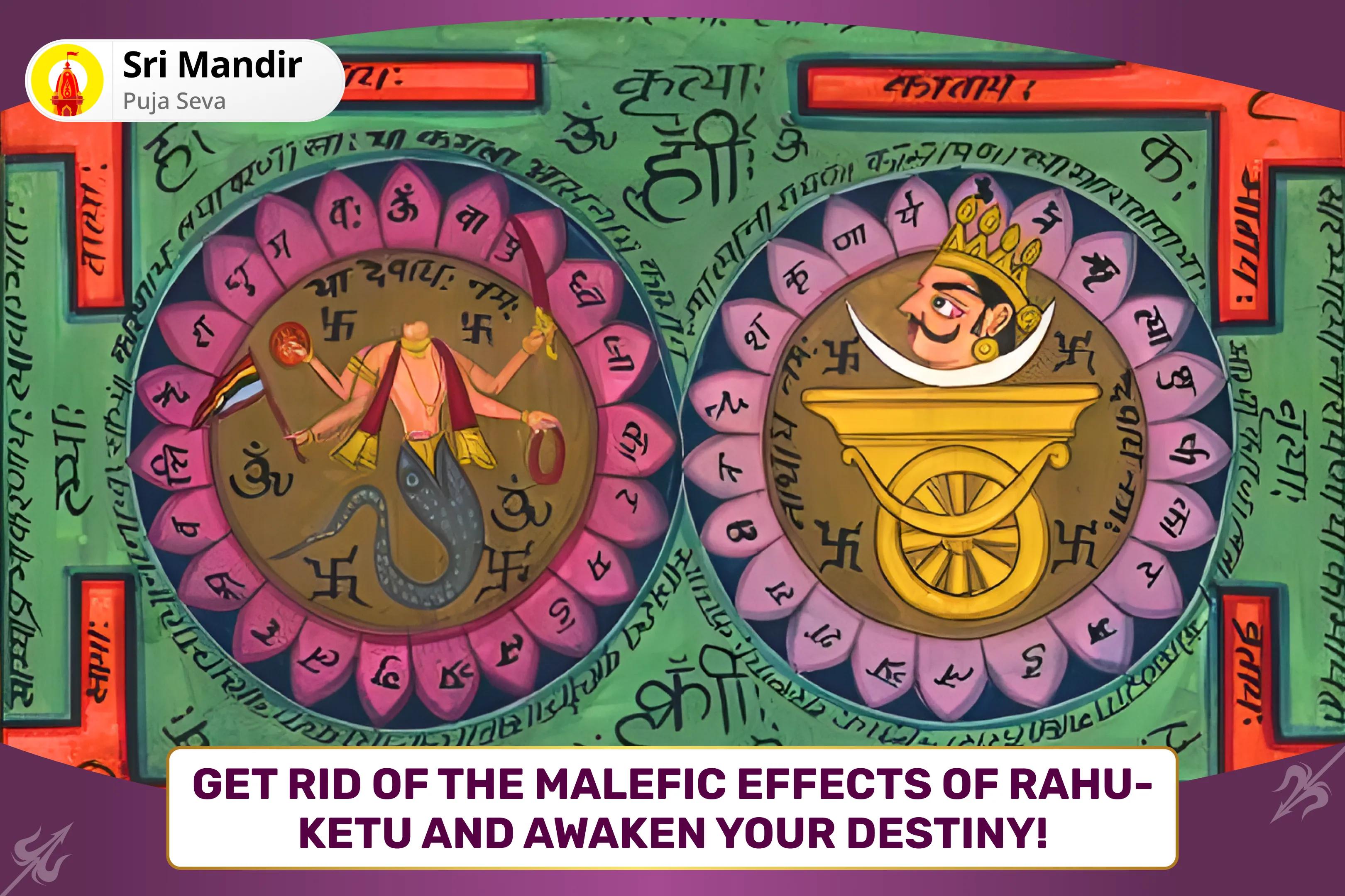 Rahu-Ketu Shanti Nakshatra Special Rahu-Ketu Peeda Shanti Puja and Shiv Rudrabishek for Blessing of Mental Clarity and Improved Decision-Making