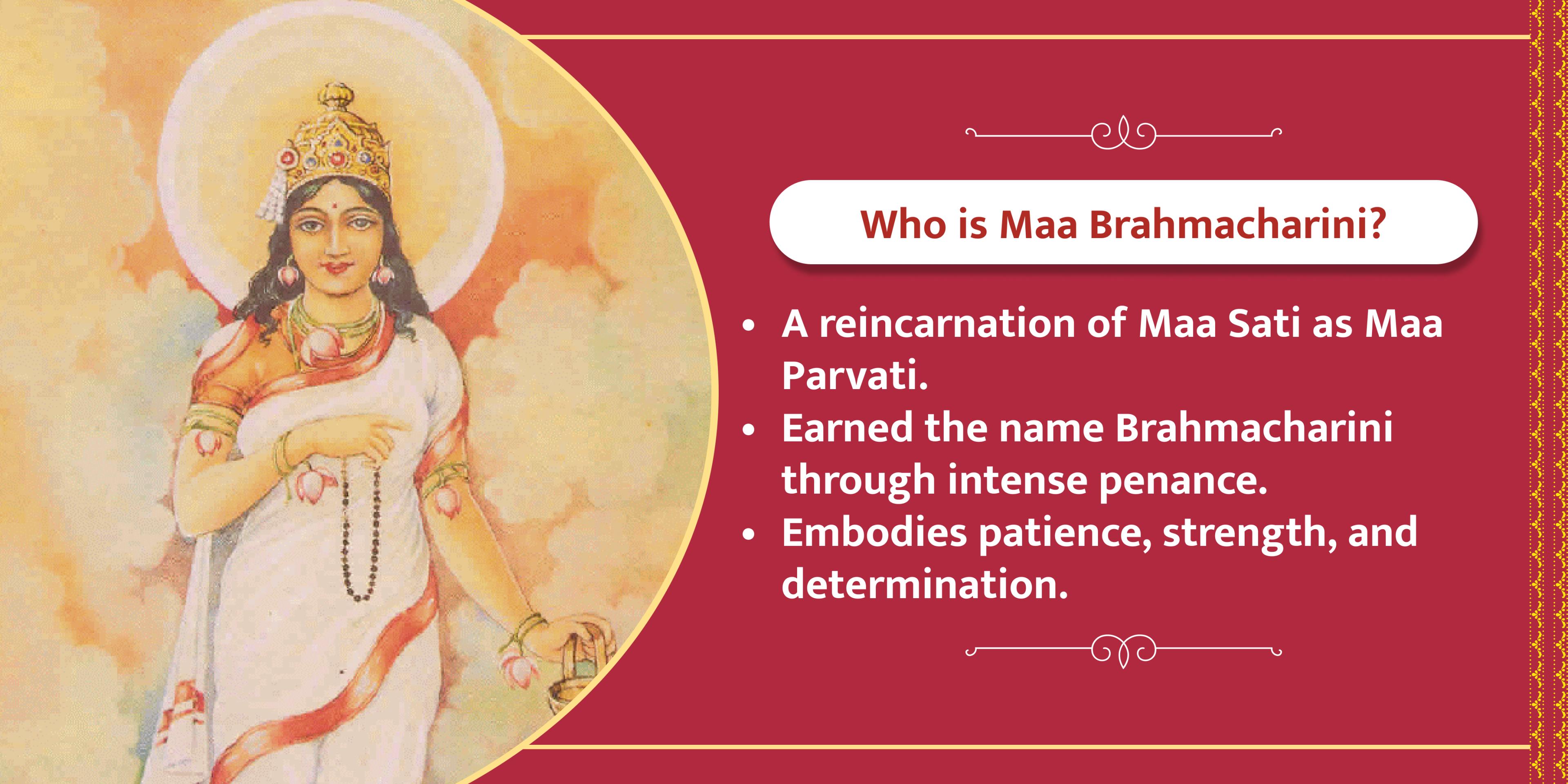 Chaitra Navratri Second Day Maa Brahmacharini Chadhava