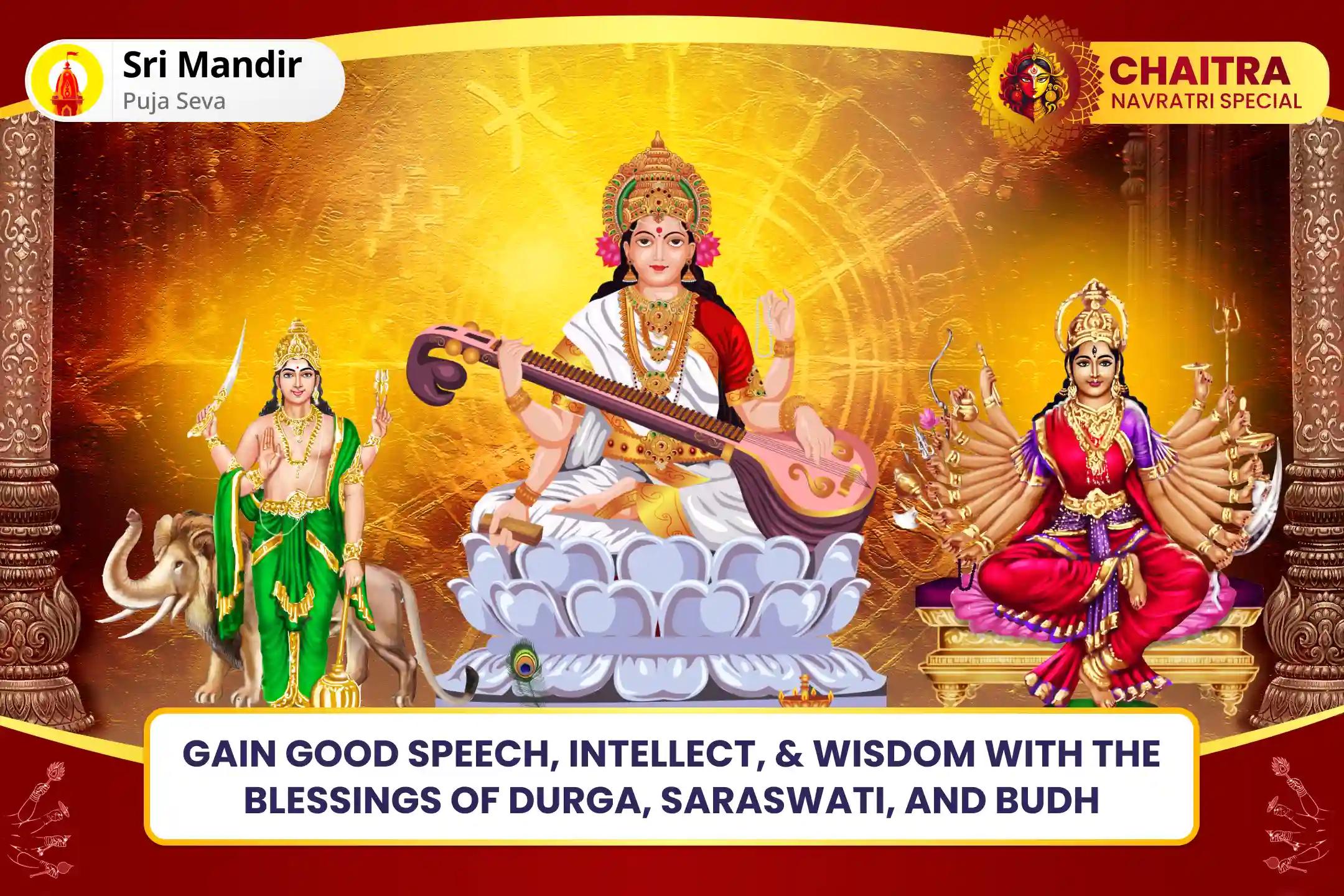 Chaitra Navratri: A Special Anushthan for Wisdom and Mastery Over Speech Budh Vani Siddhi Path, Durga Dwatrinsha Naamamala And Saraswati Vandana for blessings of good speech, intelligence and wisdom