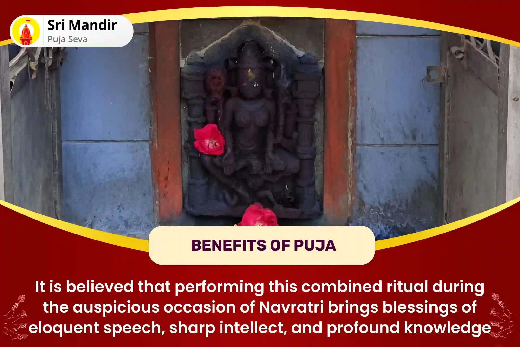 Chaitra Navratri: A Special Anushthan for Wisdom and Mastery Over Speech Budh Vani Siddhi Path, Durga Dwatrinsha Naamamala And Saraswati Vandana for blessings of good speech, intelligence and wisdom