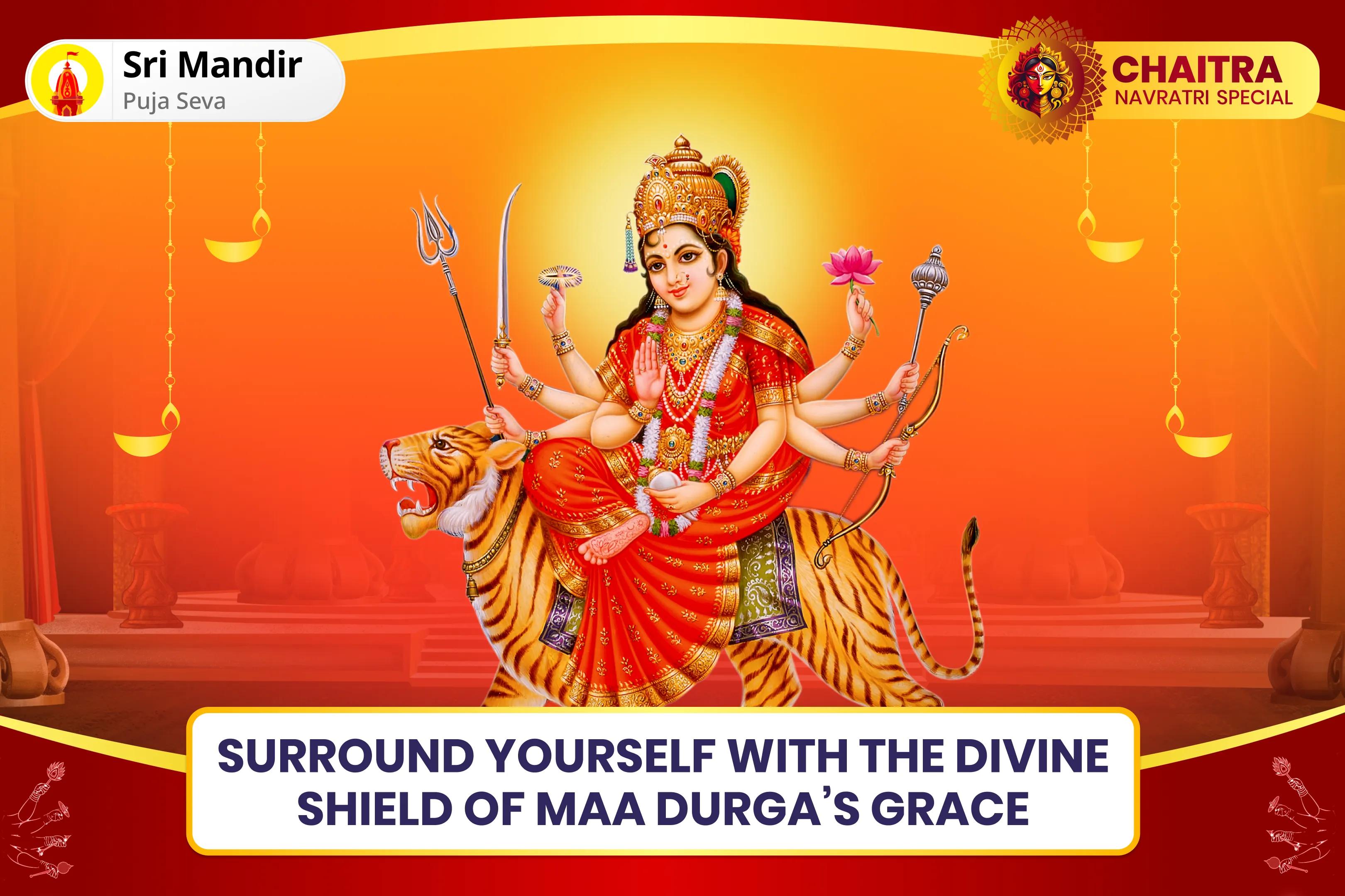 Navratri Sarva Durga Raksha Mahahavan Special 1,25,000 Navarna Mantra Jaap, Durga Saptashati and Nav Chandi Mahahavan for Victory, Abundance & Wish Fulfillment!