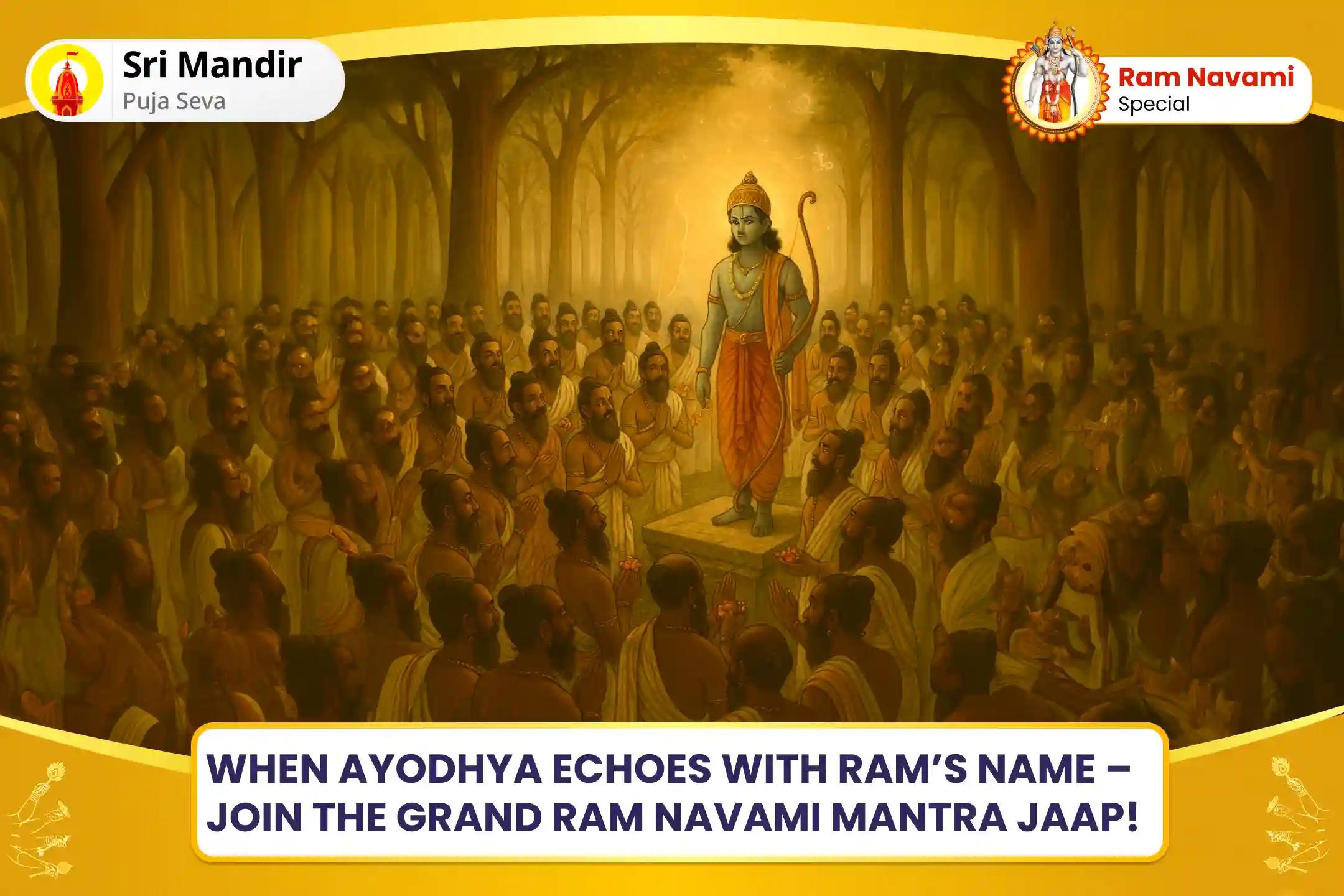 Ram Navami Ram Naam Mantra Jaap Ayodhya Special 51 Brahman 1,00,008 Ram Naam Mantra Jaap and Havan with Dharma as Your Compass and Truth as Your Sword
