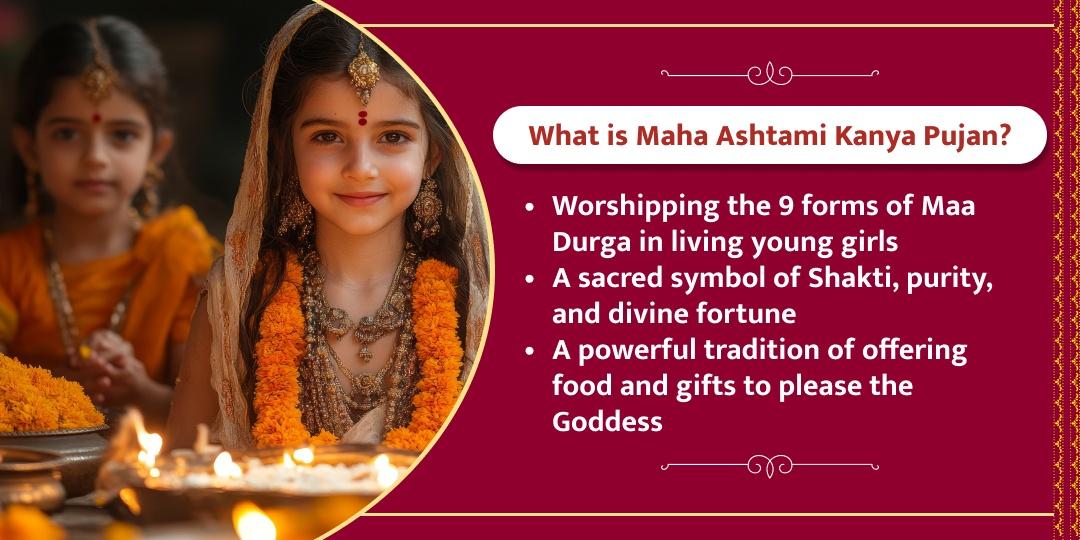 Navratri Maha Ashtami Kanya Bhoj and Poojan