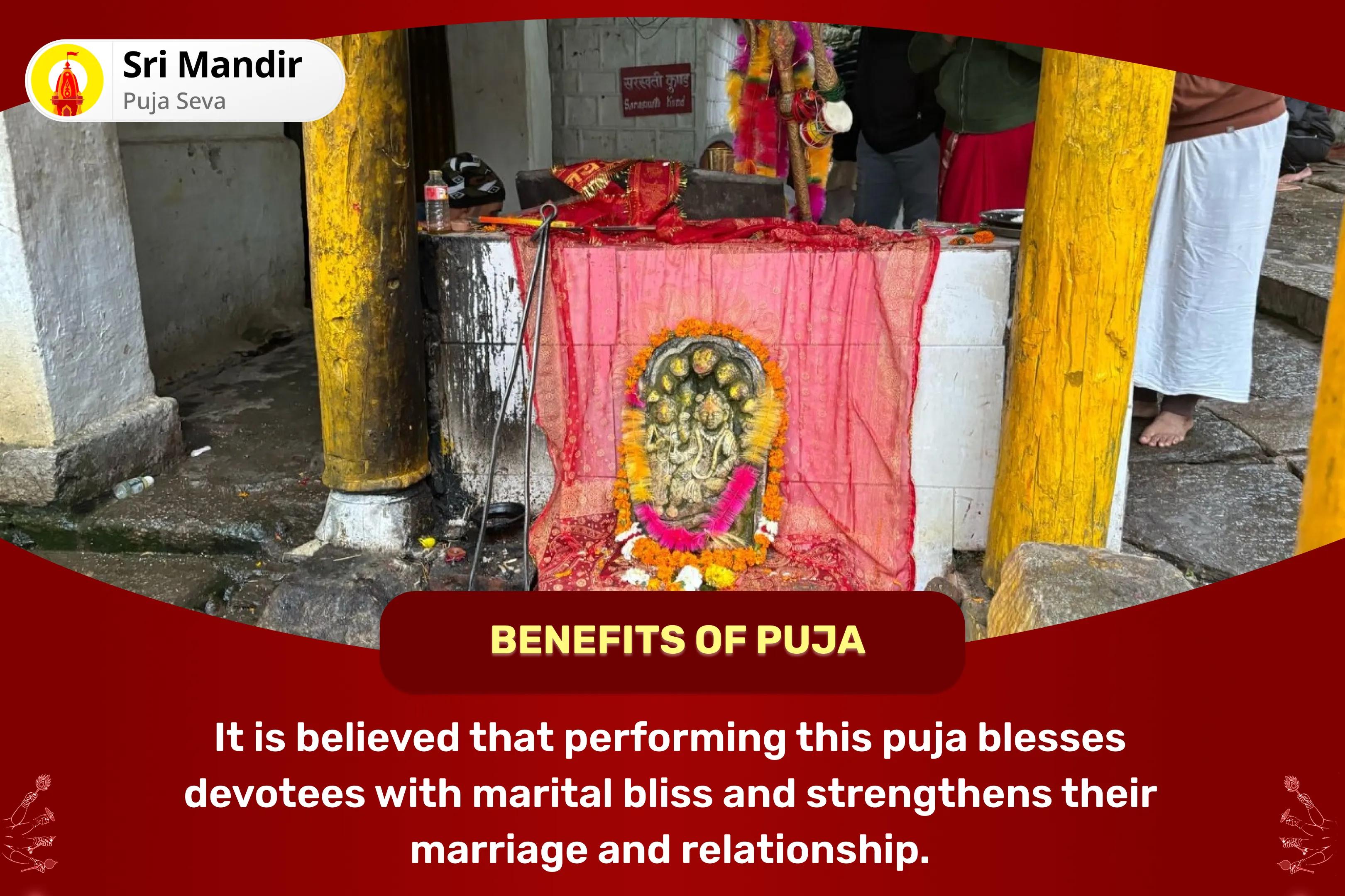 Sacred Land of Shiva & Shakti’s Union - Triyuginarayan Special Shiv Parvati Vivah Pujan Devi Mahatmyam Path and Ardhanareshwar Puja for Marital Bliss & Relationship Strengthening
