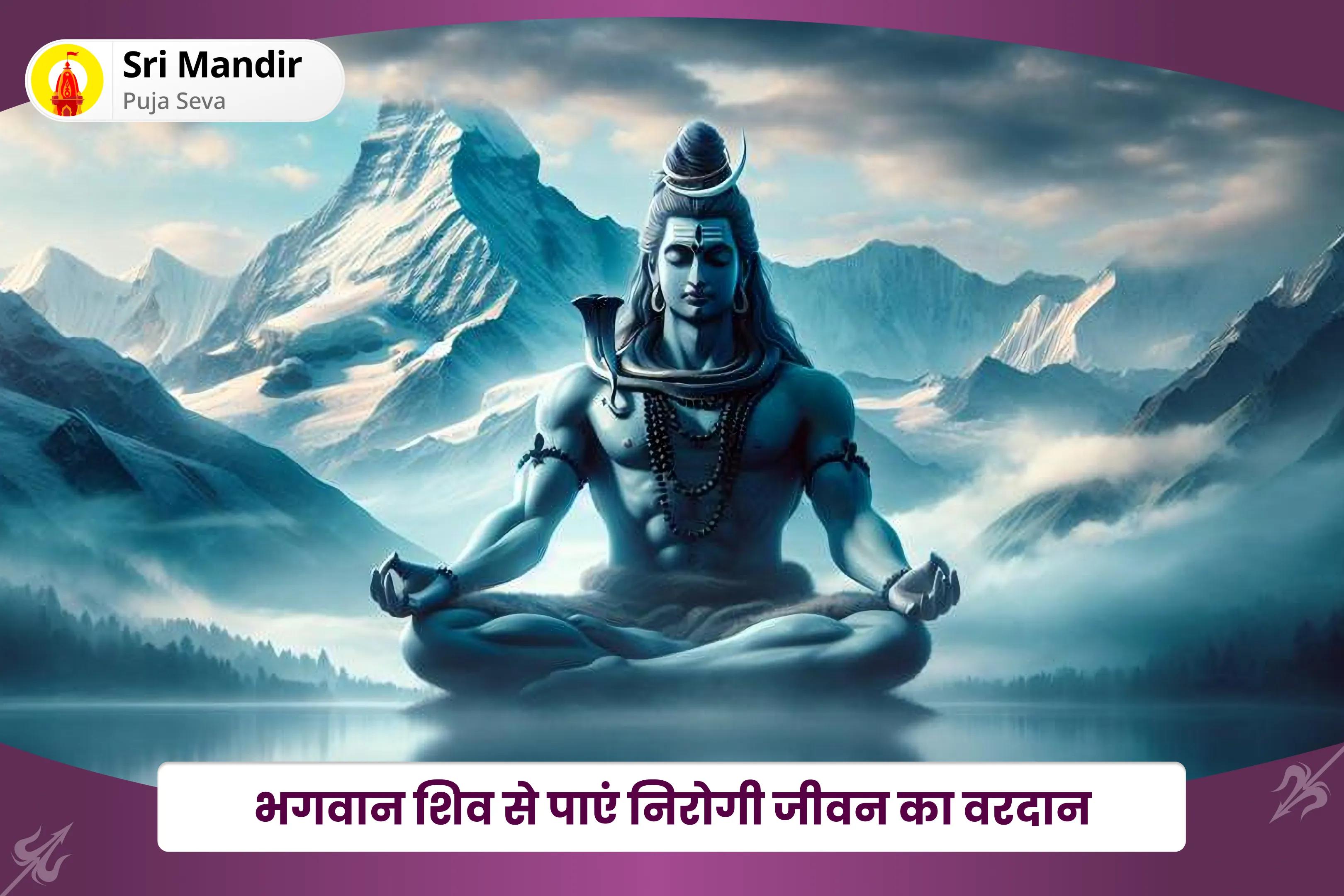 बेहतर स्वास्थ्य एवं लंबी आयु के आशीष के लिए शिव के दिव्य उपचार को आमंत्रित करें शारीरिक और मानसिक स्वास्थ्य विशेष स्वास्थ्य और तंदुरुस्ती विशेष पूजा और यज्ञ