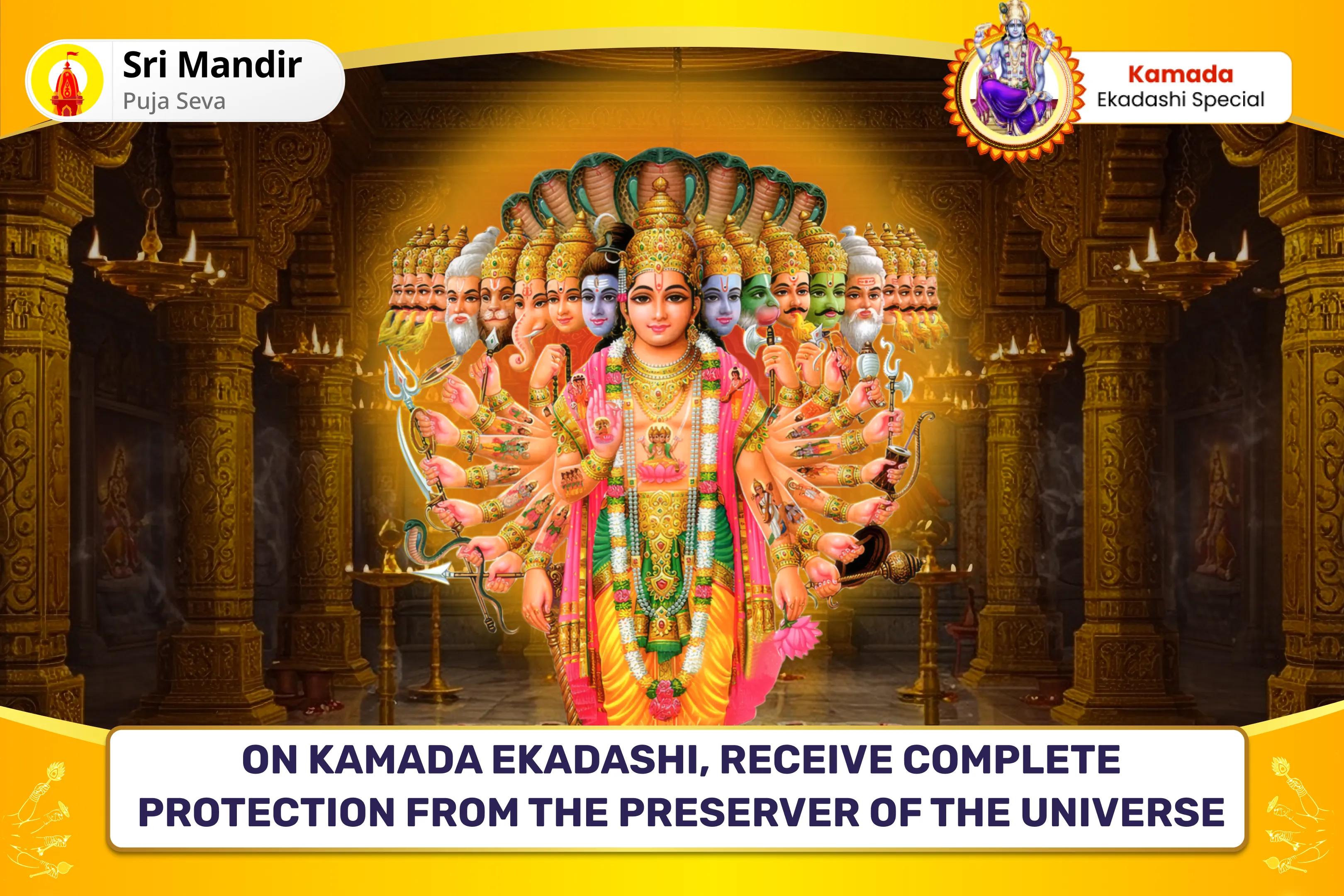 Kamada Ekadashi Veni Madhav Special Veni Madhav Vishnu Ashtavatar Pujan, Abhishek and Sudarshan Yagya for blessings of protection and the removal of negativity