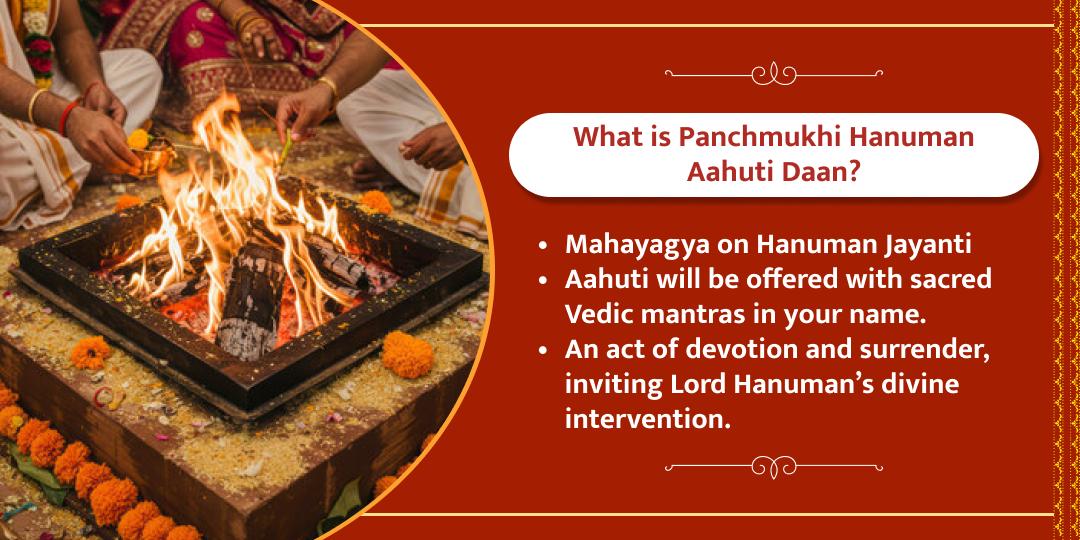 Hanuman Janmotsav Panchmukhi Hanuman Hawan Aahuti Daan