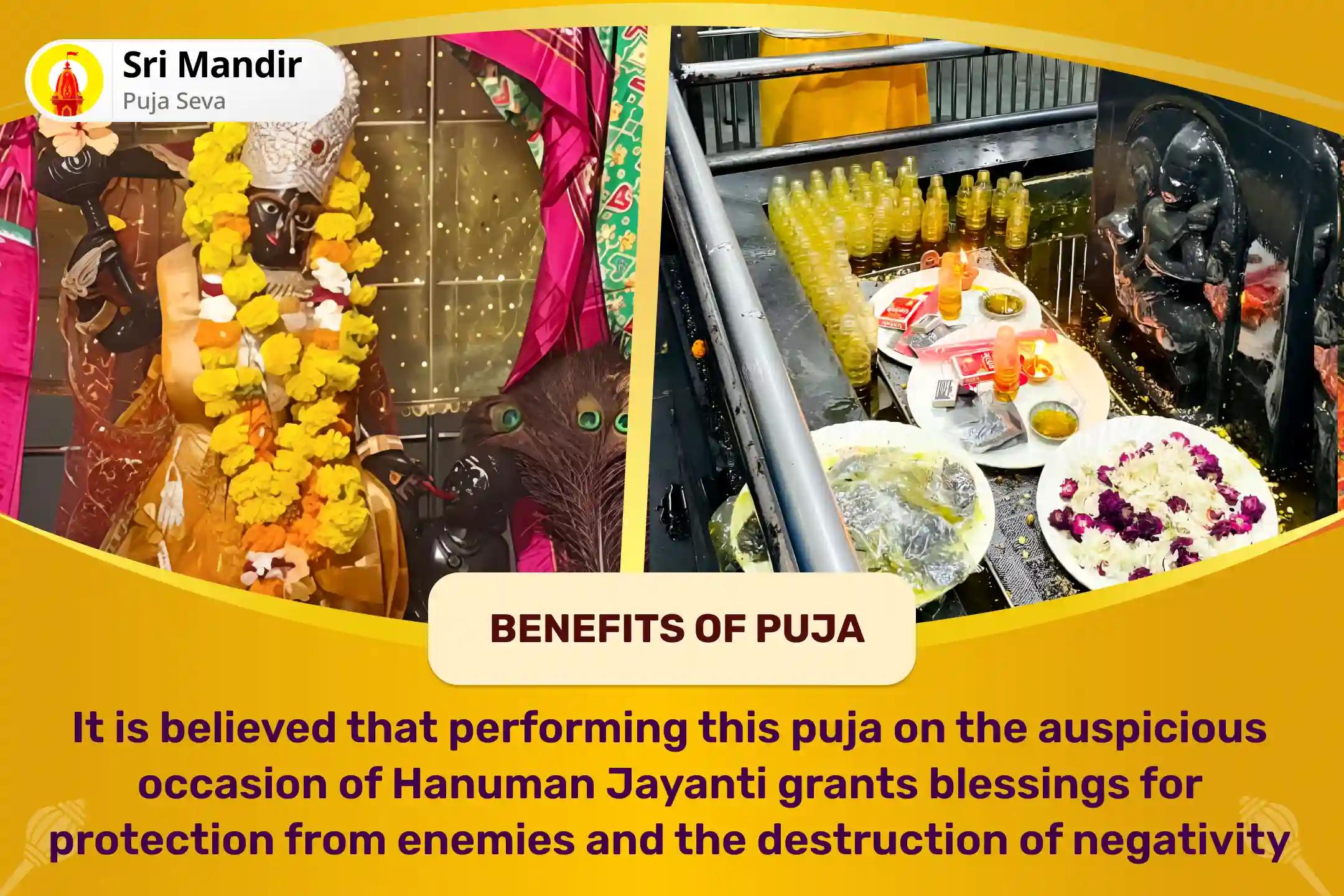  Bagalamukhi Jayanti Bagalmukhi-Shani-Hanuman Combo Special Maa Bagalamukhi Tantra Yukta Havan, 1008 Hanuman Sankat Mochan Path and Shani Til Tel Abhishek For Fierce Protection from Negativity and Evil Energies
