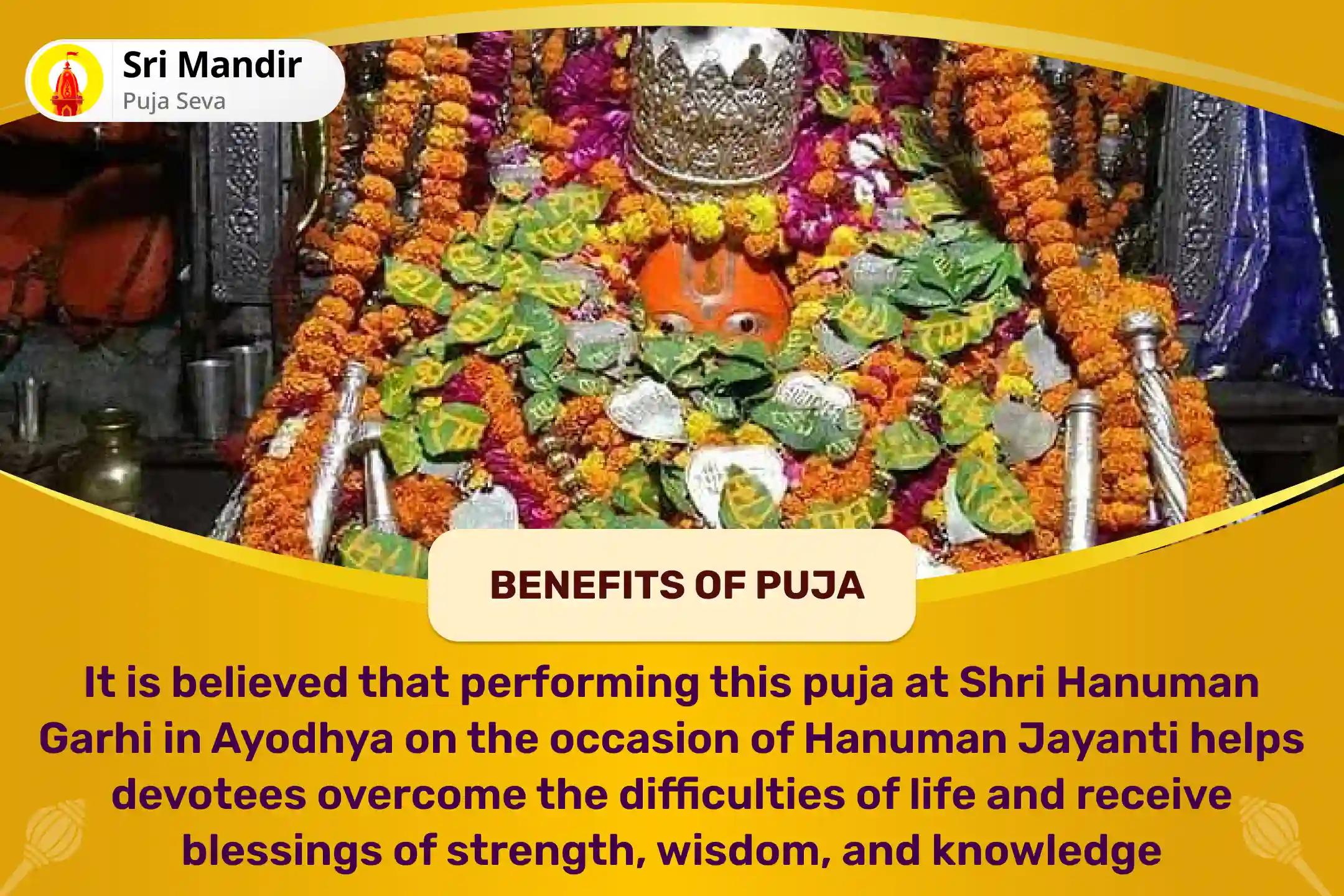 Ayodhya Hanuman Garhi Hanuman Jayanti Special 11,000 Hanuman Mool Mantra Jaap, Sundarkand Path and Kalesh Vikaar Yagya for Bal, Buddhi and Vidhya to Overcome Adversities in Life